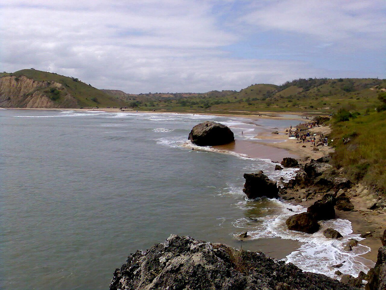 Coastal cliffs at Cabo Ledo, Bengo province, Angola