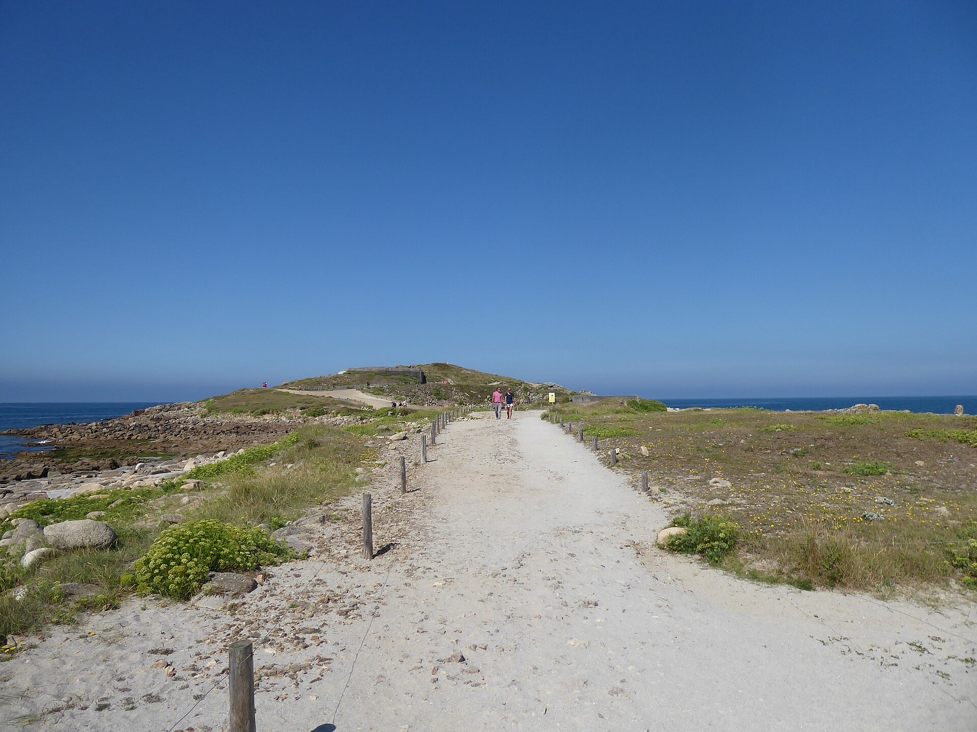 Neolithic dolmen at Pointe de la Torche