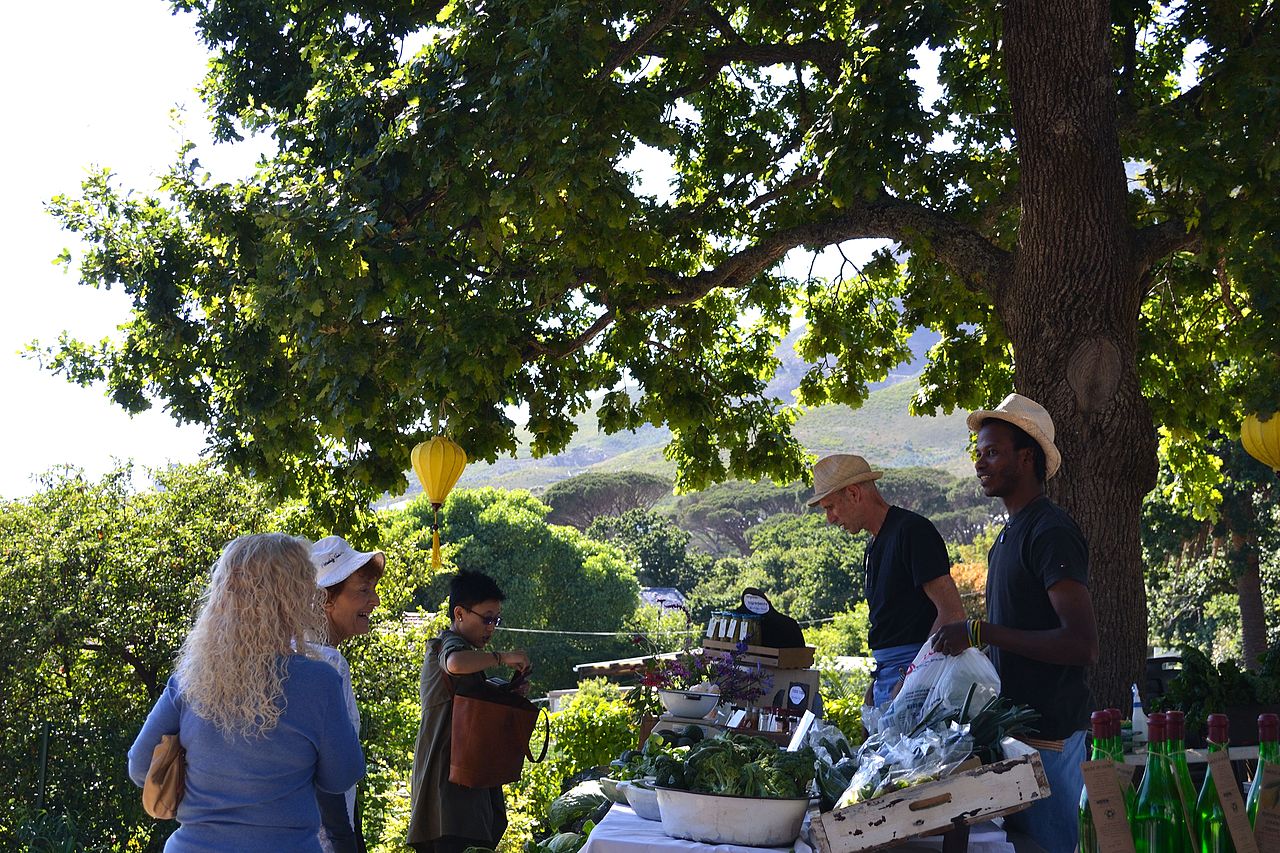 Oranjezicht City Farm Market in session
