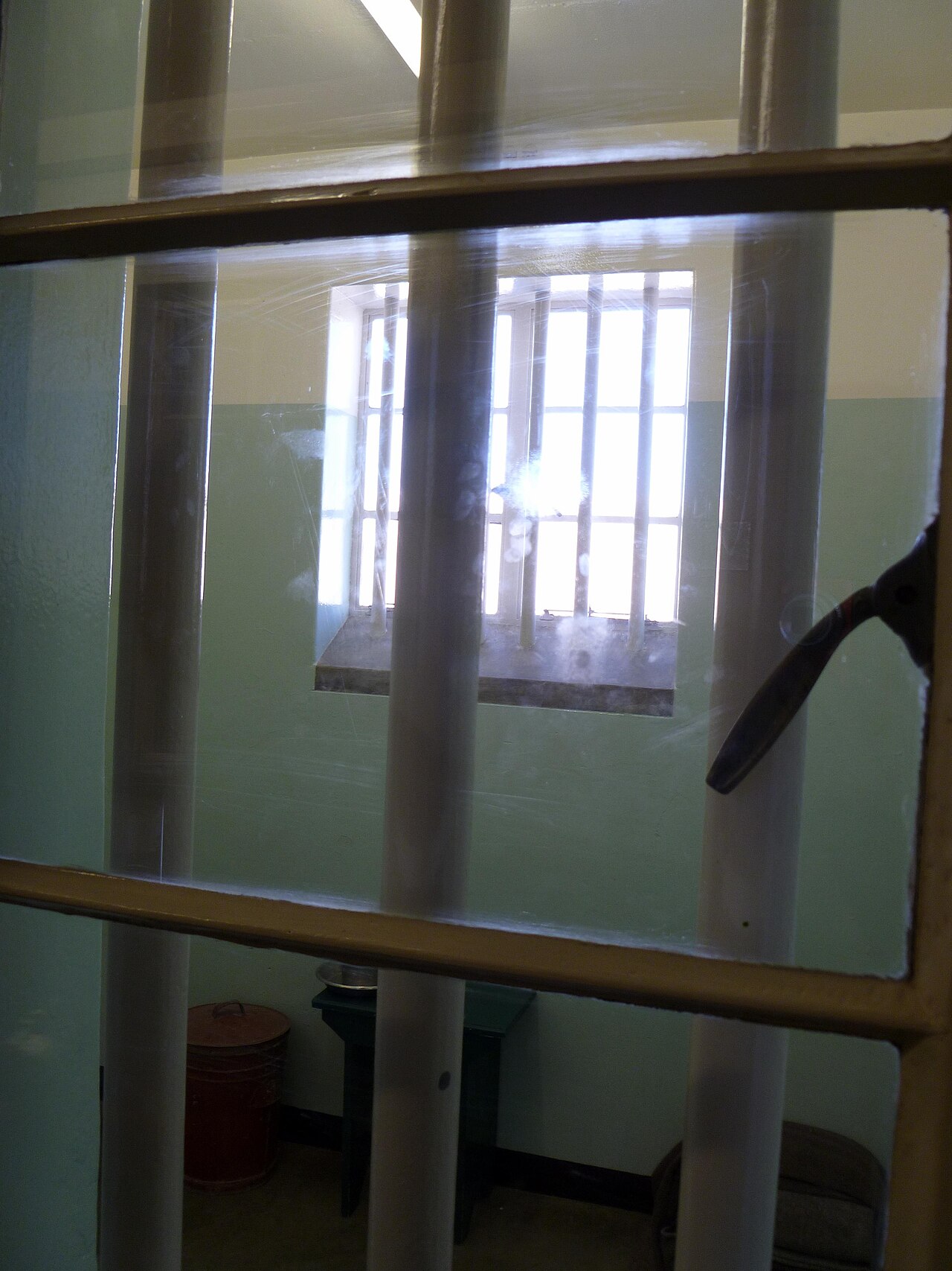 Nelson Mandela's former cell on Robben Island