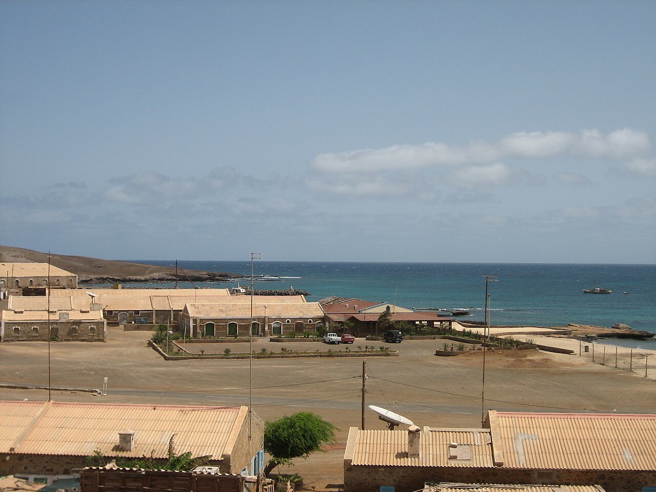 Pedra de Lume salt crater, Sal, Cape Verde
