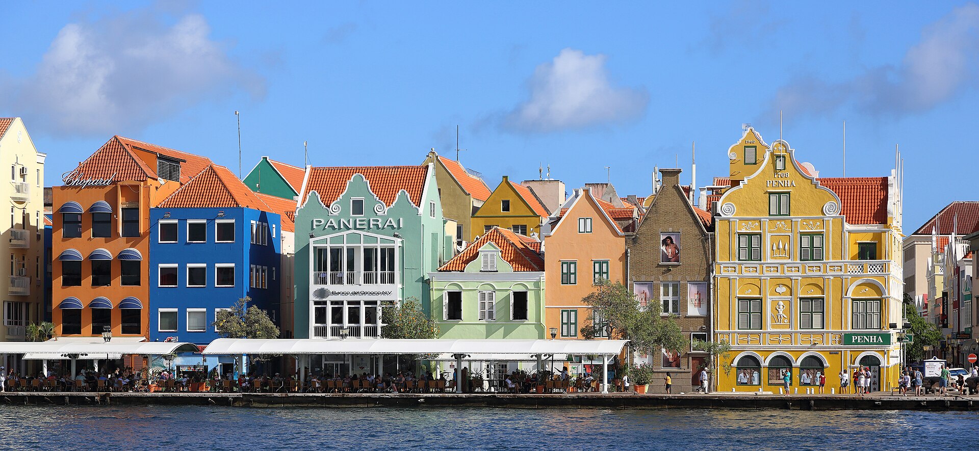 Handelskade waterfront, Willemstad, Curaçao
