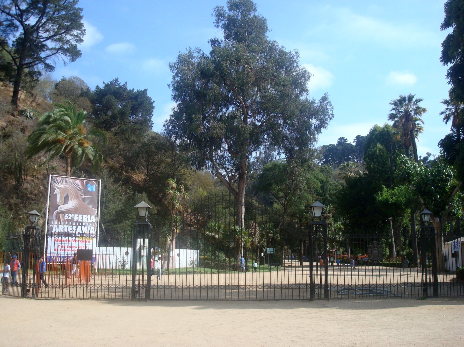 Quinta Vergara Park entrance, Viña del Mar, Chile
