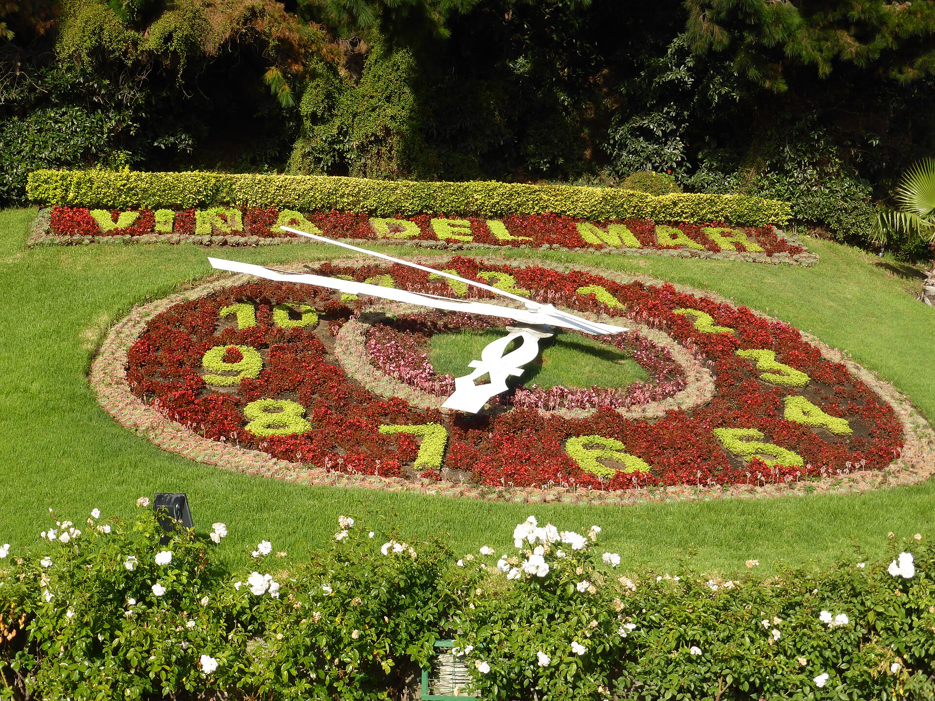 Reloj de Flores flower clock, Viña del Mar, Chile