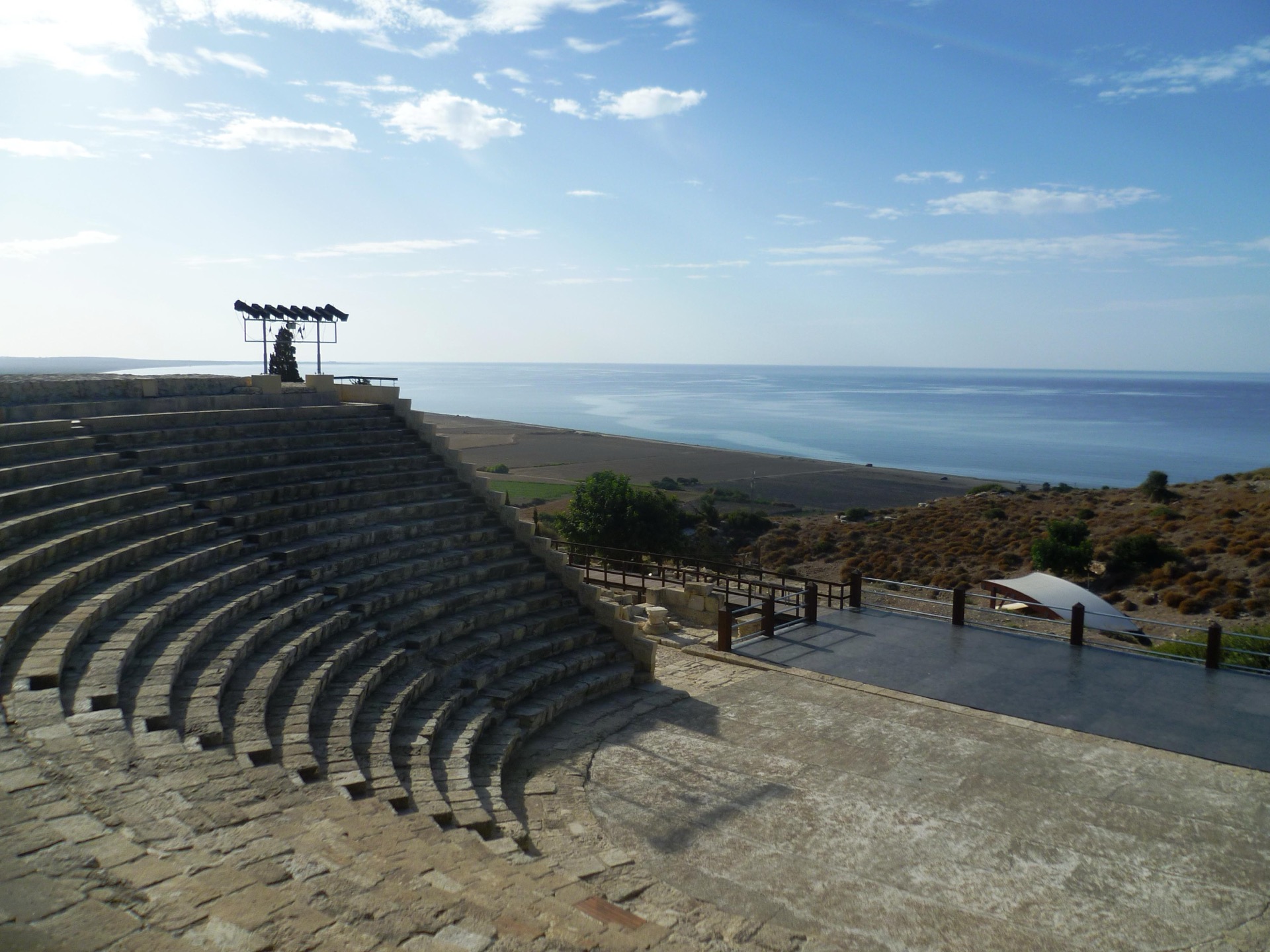 Ancient Roman theatre at Kourion, Cyprus