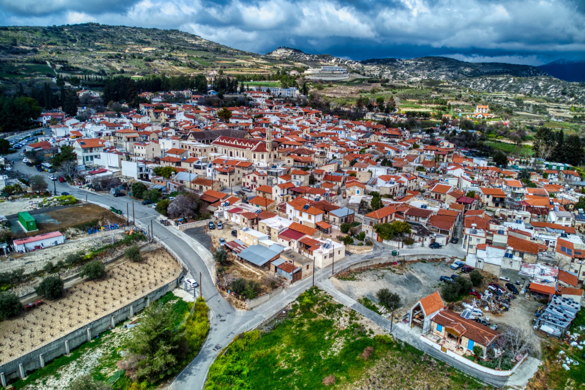 Omodos village, Troodos Mountains, Cyprus