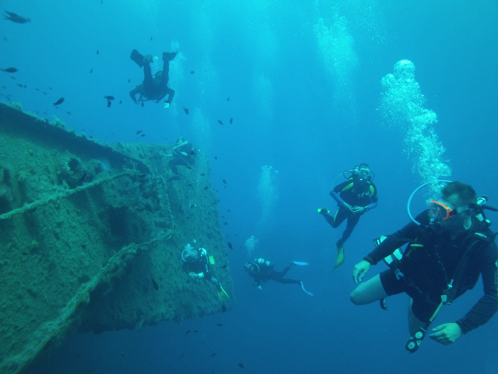 Zenobia shipwreck dive site, Cyprus