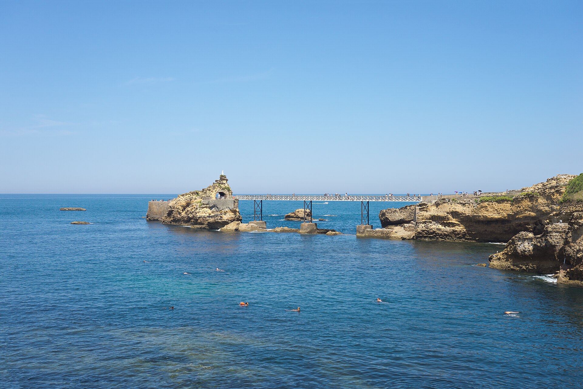 Rocher de la Vierge, Biarritz