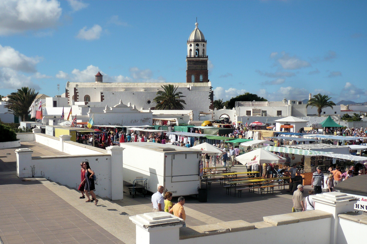 Sunday market in Teguise, Lanzarote