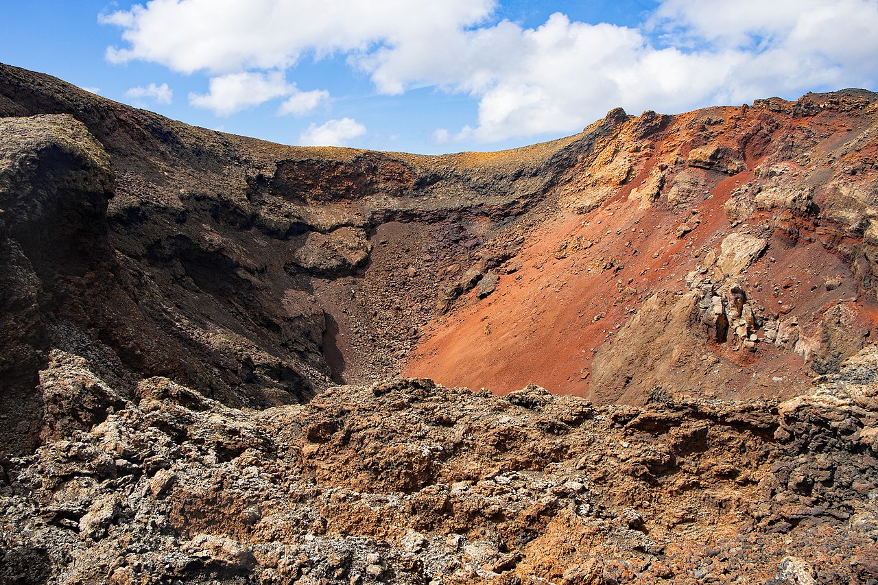 Montaña de Timanfaya caldera, Lanzarote