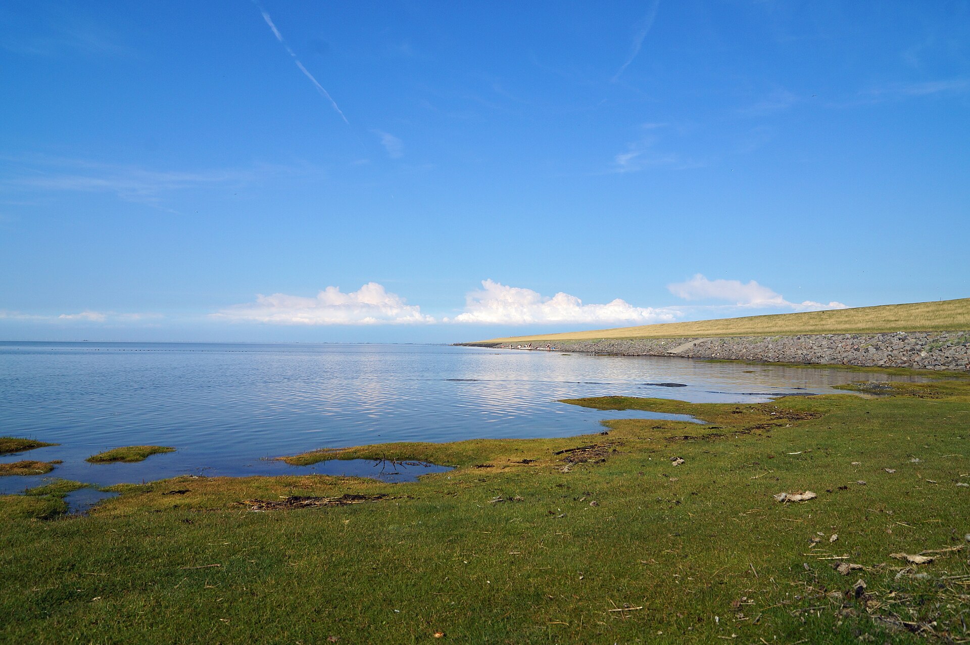 Wadden Sea mudflats near Eiderstedt Peninsula, Germany