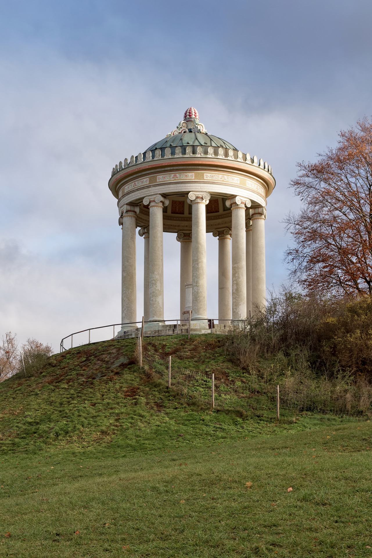 Monopteros pavilion in the Englischer Garten, Munich, Germany