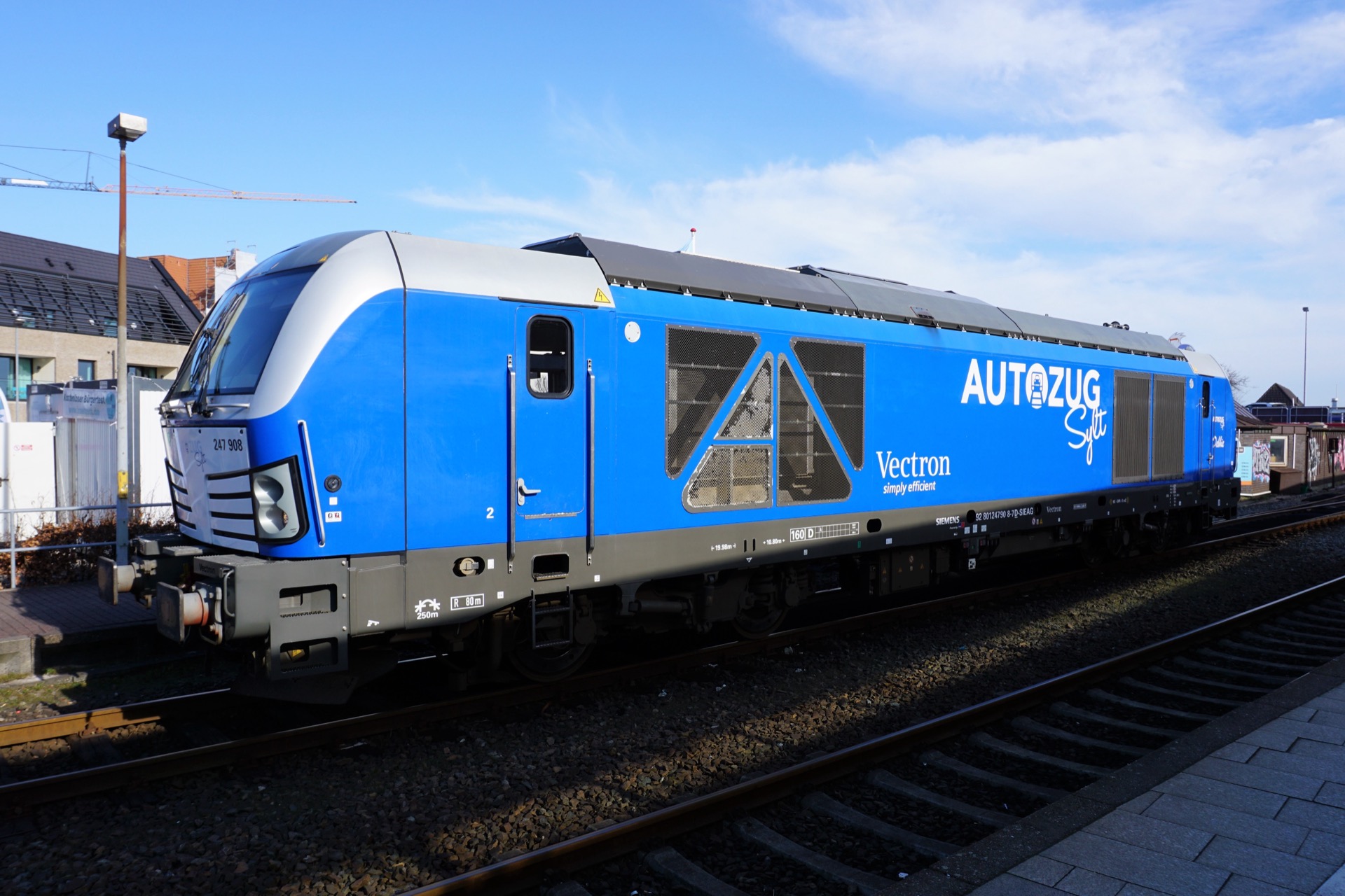 Sylt Shuttle car train, Germany