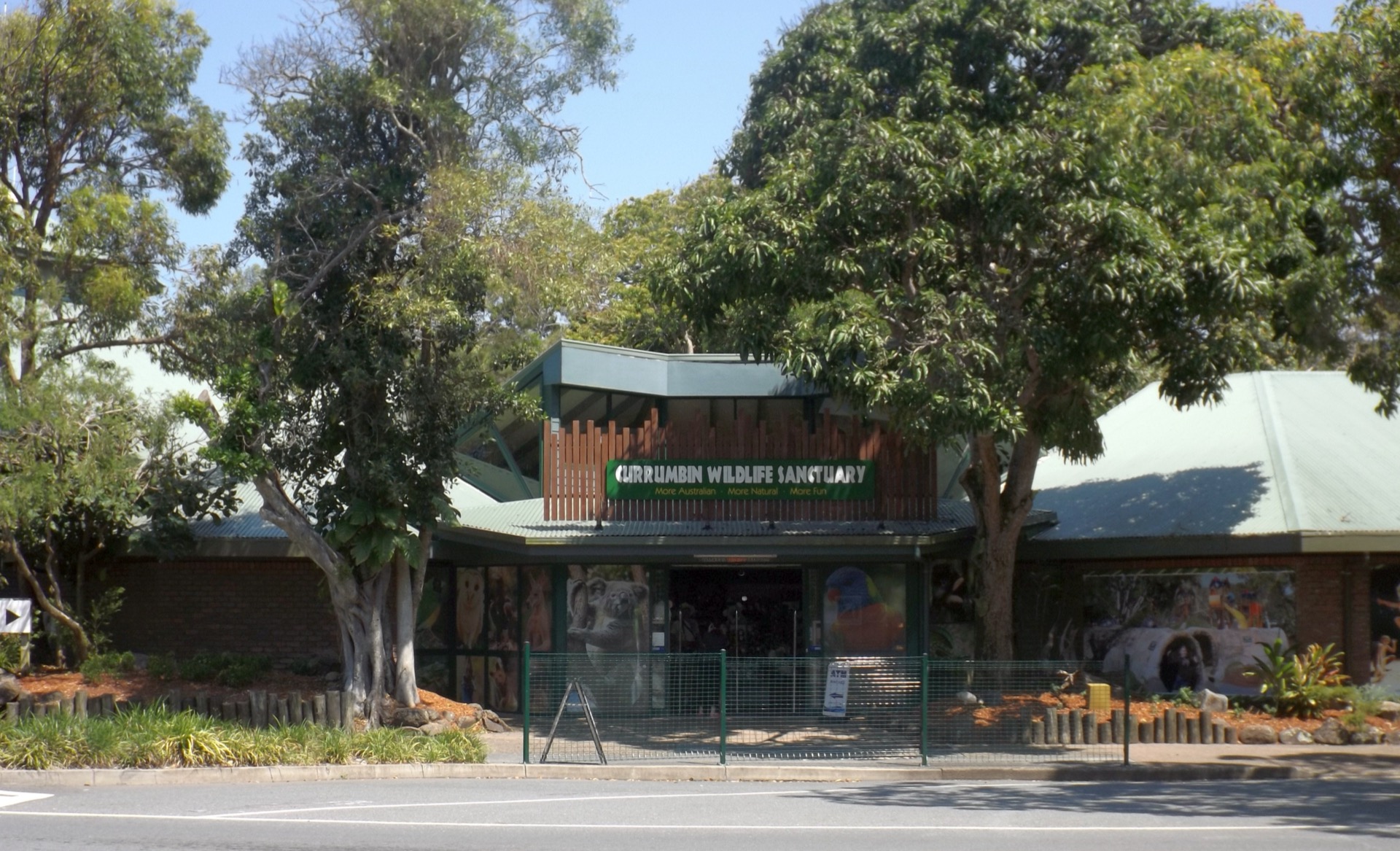Currumbin Wildlife Sanctuary entrance, Gold Coast, Australia