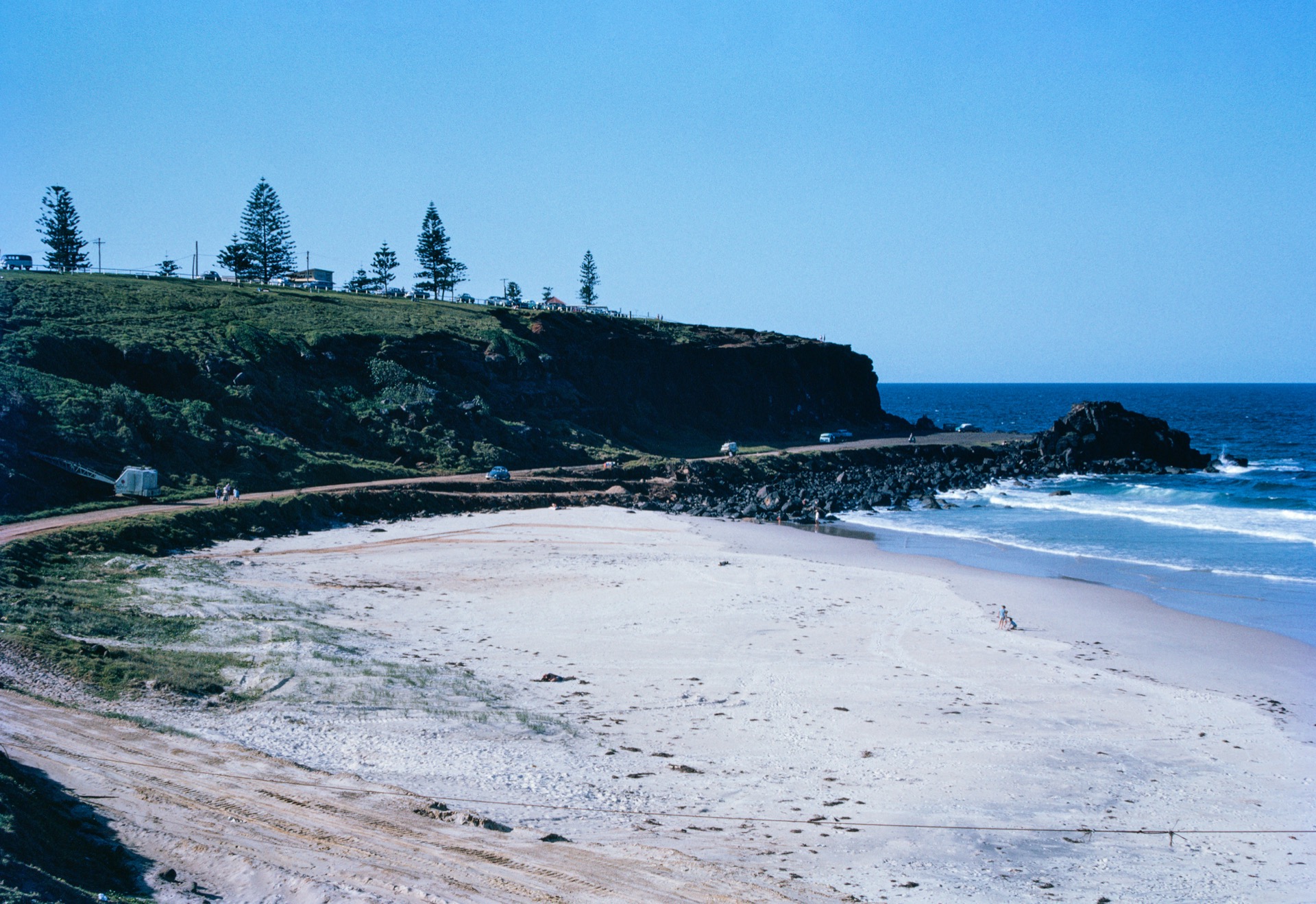 Point Danger, Queensland, seen from Tweed Heads, New South Wales, Australia