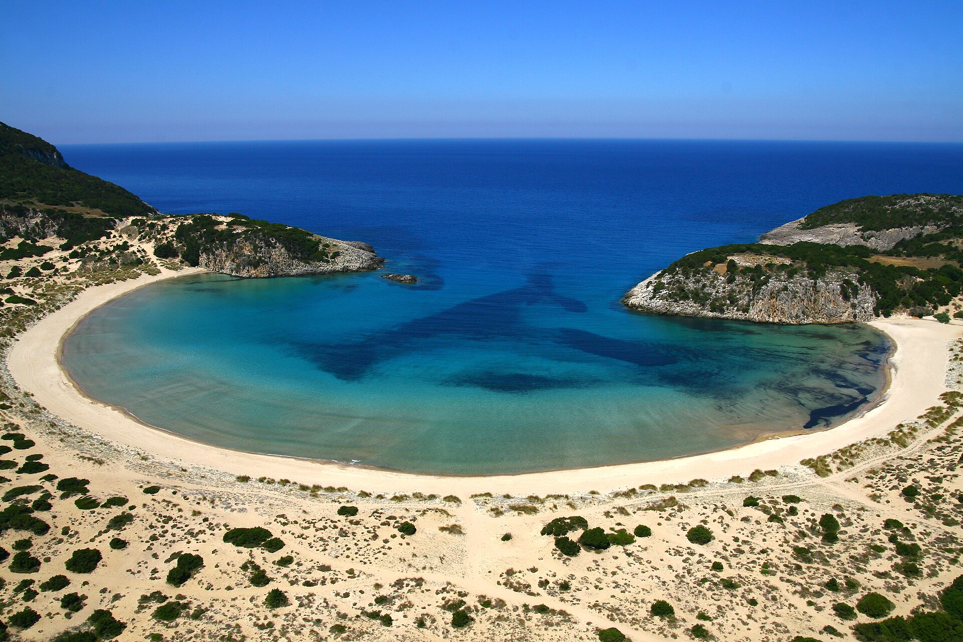 Voidokilia Beach, Messinia, Greece