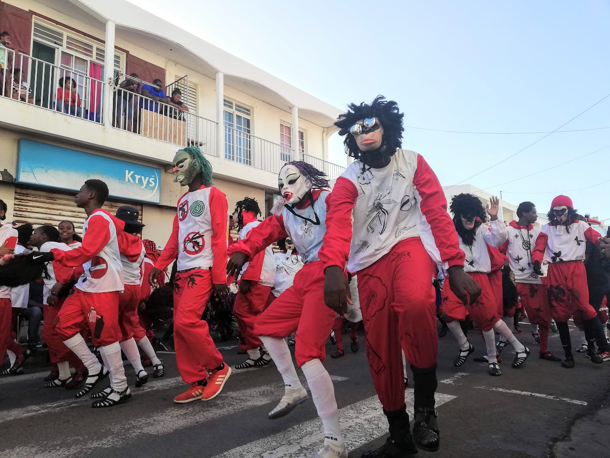 Carnaval parade in Le Moule, Guadeloupe