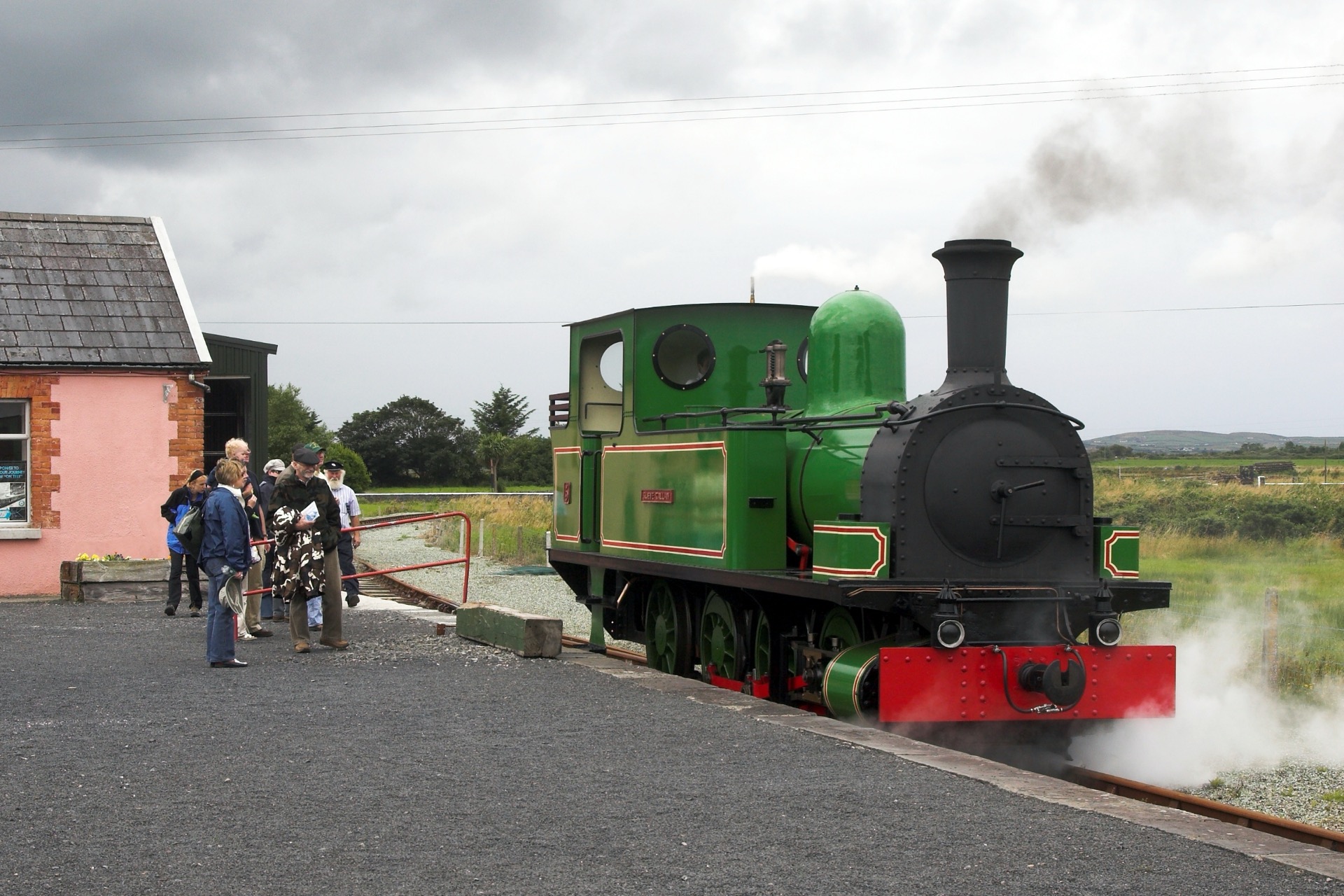 West Clare Railway heritage train at Moyasta Junction