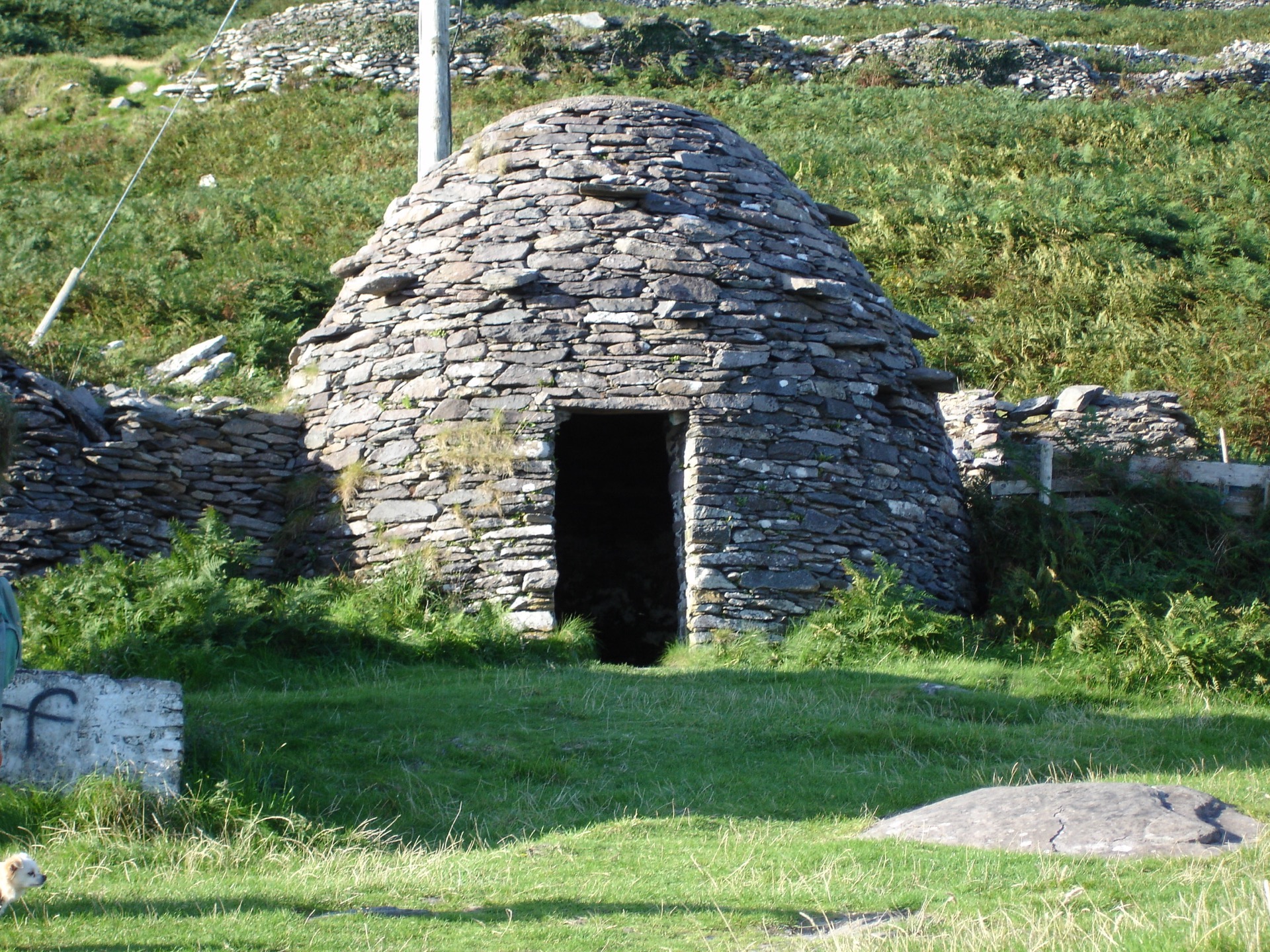 Beehive huts (clochans), Fahan, Dingle Peninsula