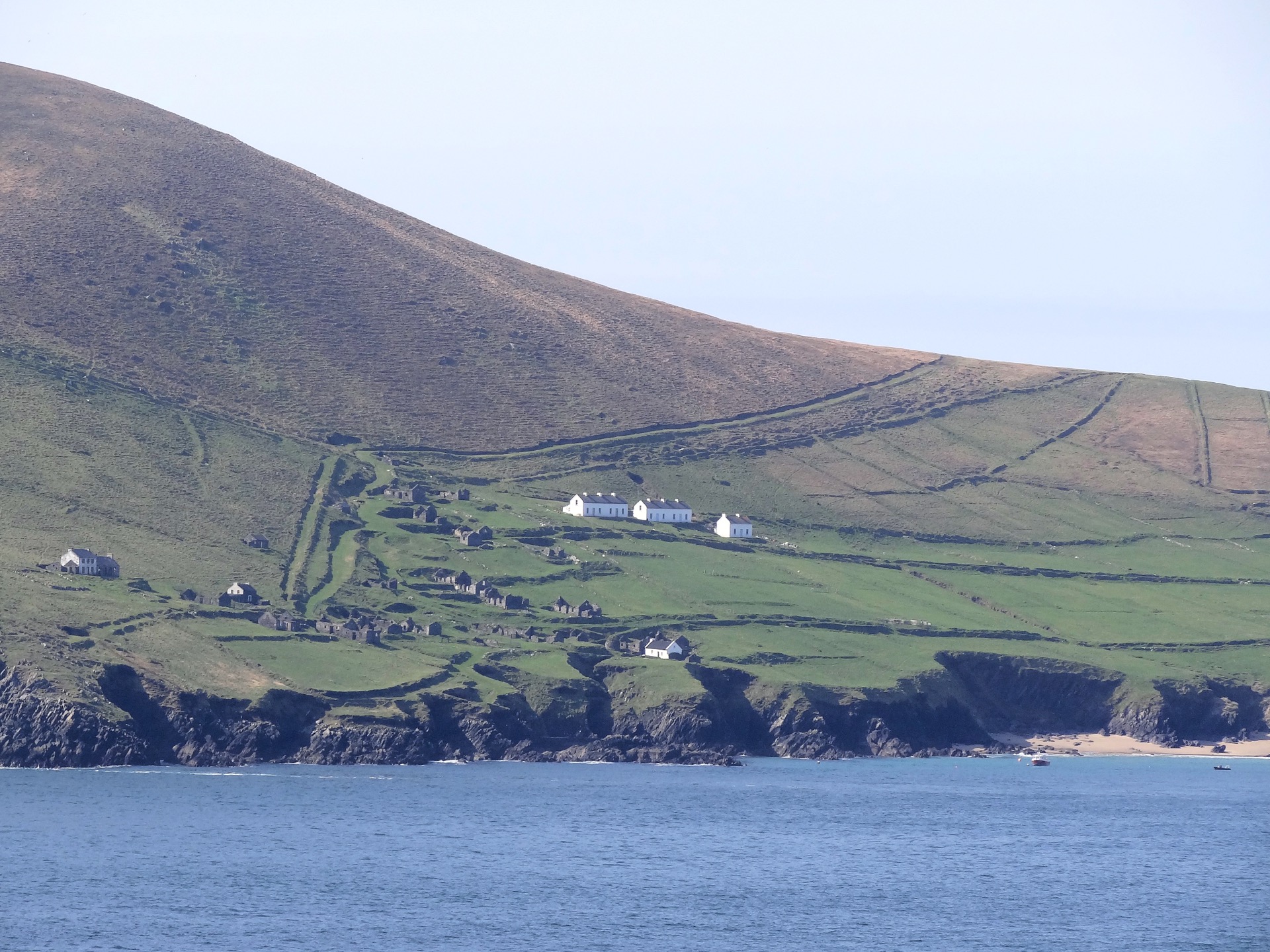 The abandoned Great Blasket Island village, County Kerry