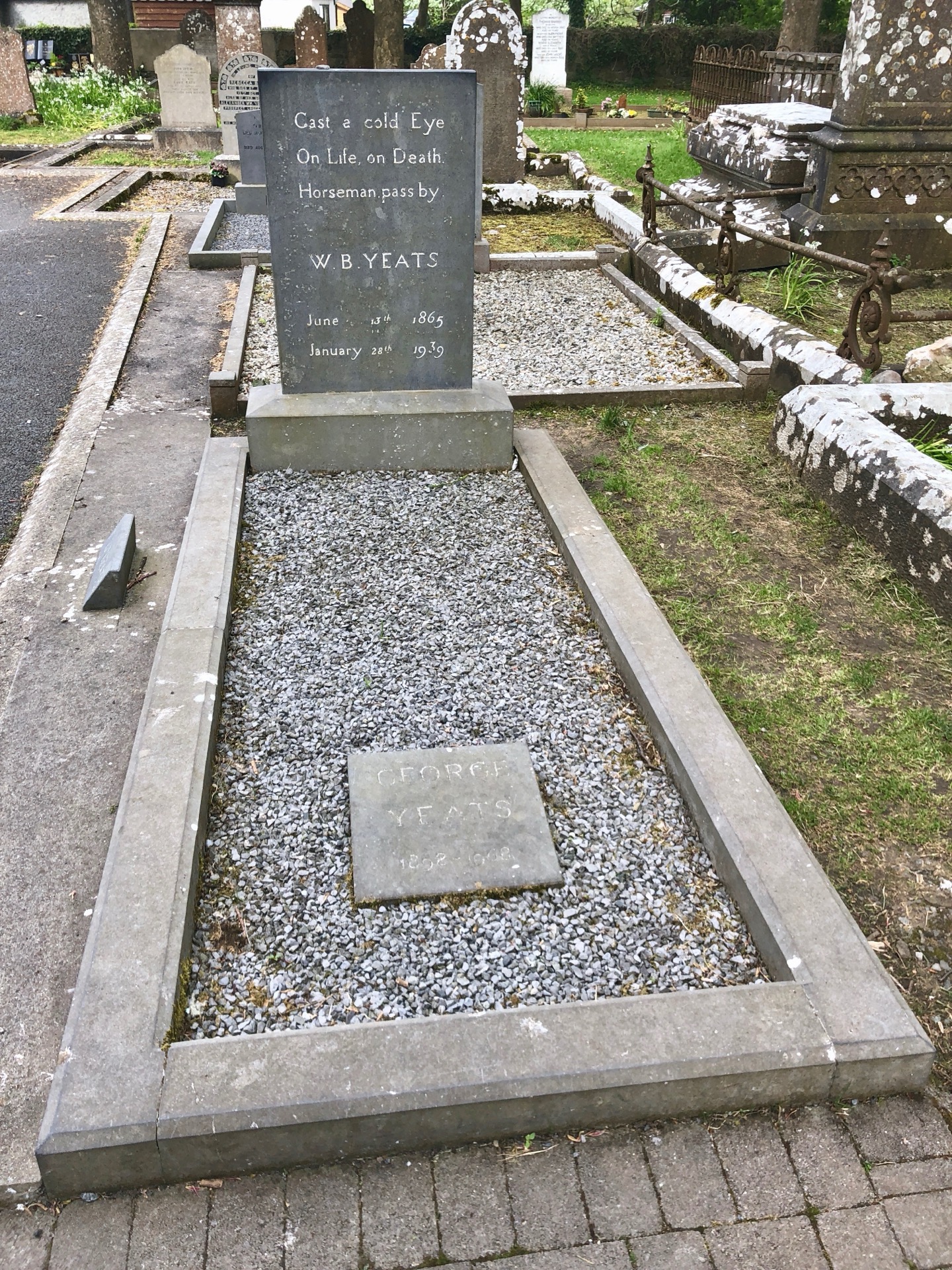 W.B. Yeats's grave, Drumcliffe, County Sligo