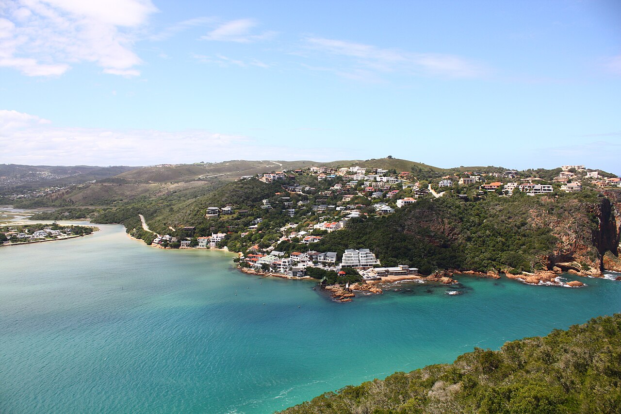 View of the Knysna Heads from within Featherbed Nature Reserve