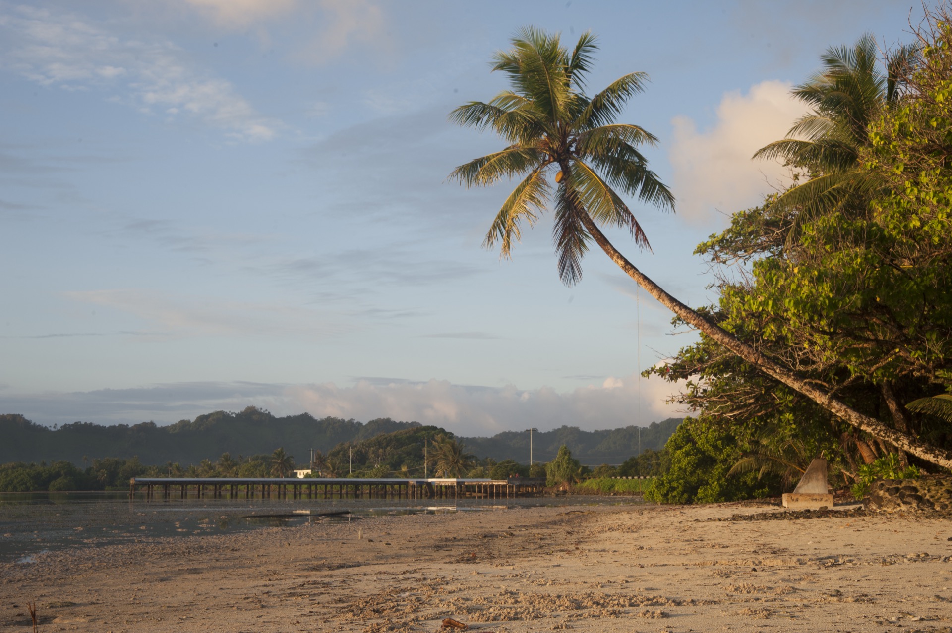 Coastal landscape, Kosrae, Micronesia