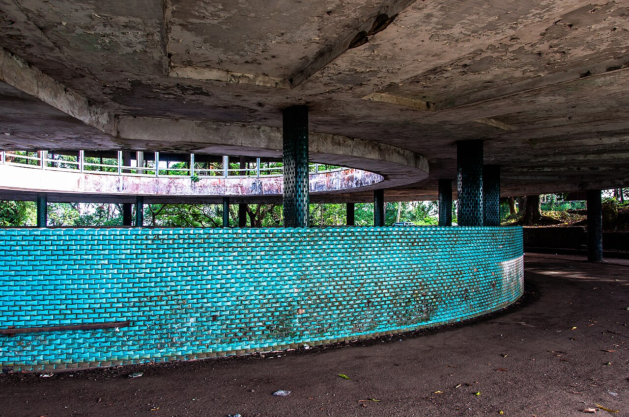Ruins of the Ducor Palace Hotel, Monrovia, Liberia