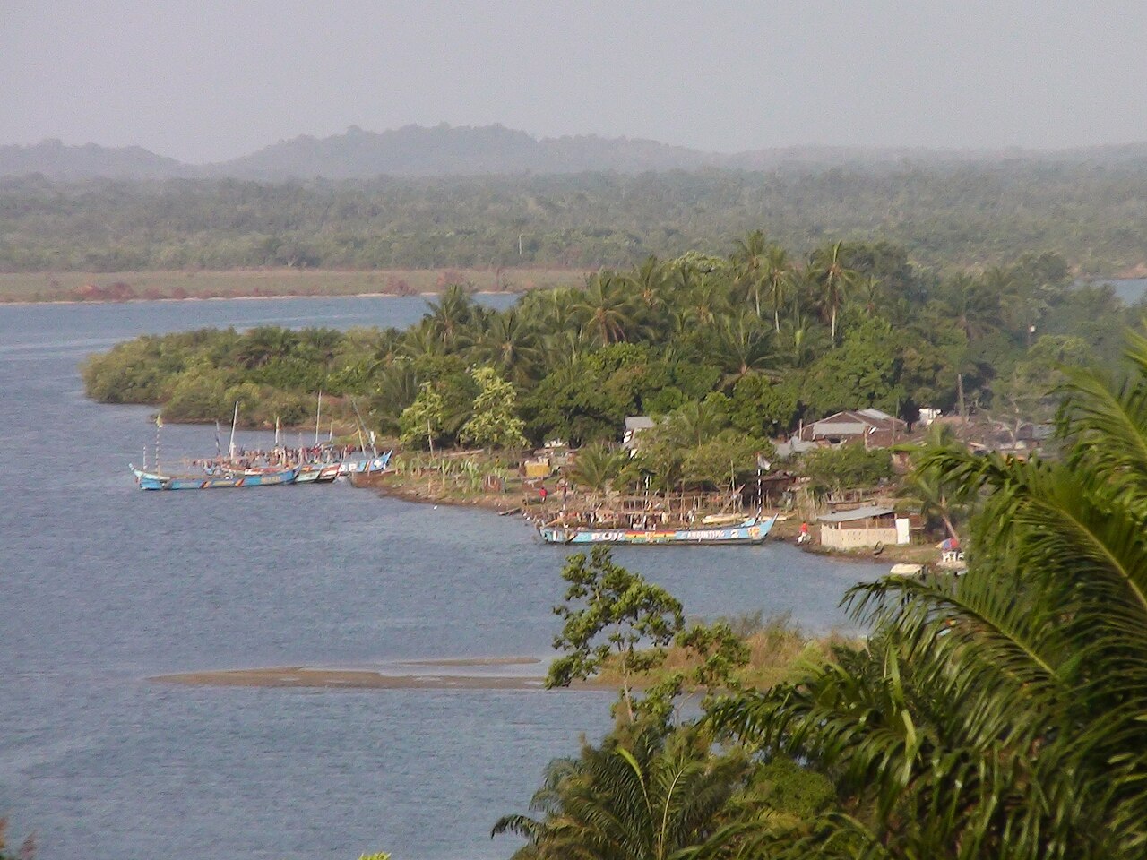 Fishing port at Fanti Town, Robertsport, Liberia