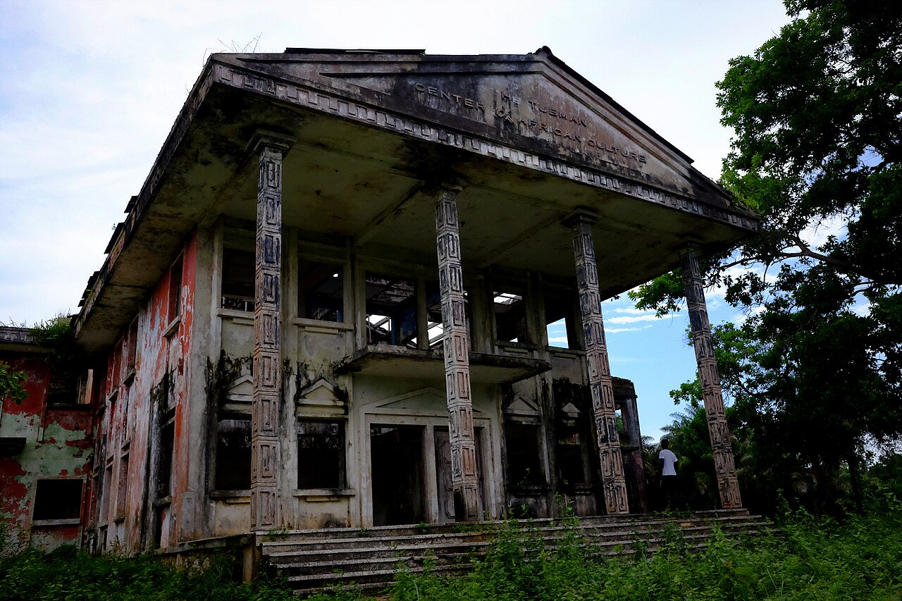 Ruins of the Tubman Center of African Culture, Robertsport, Liberia