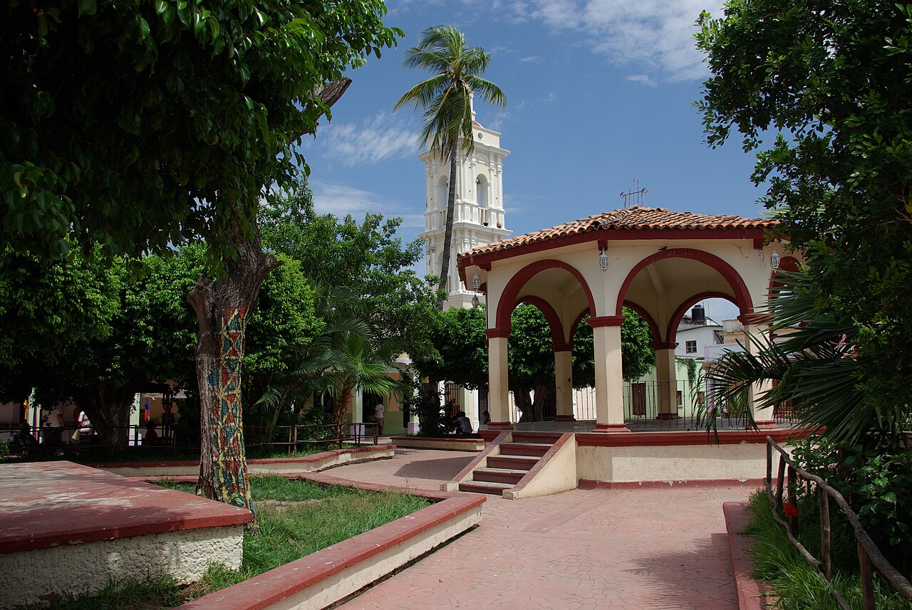 Central plaza of Mexcaltitán