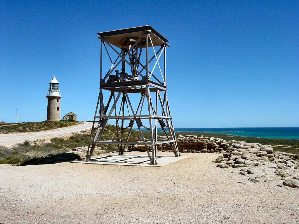 Vlamingh Head Lighthouse and radar station, Exmouth, Western Australia, Australia