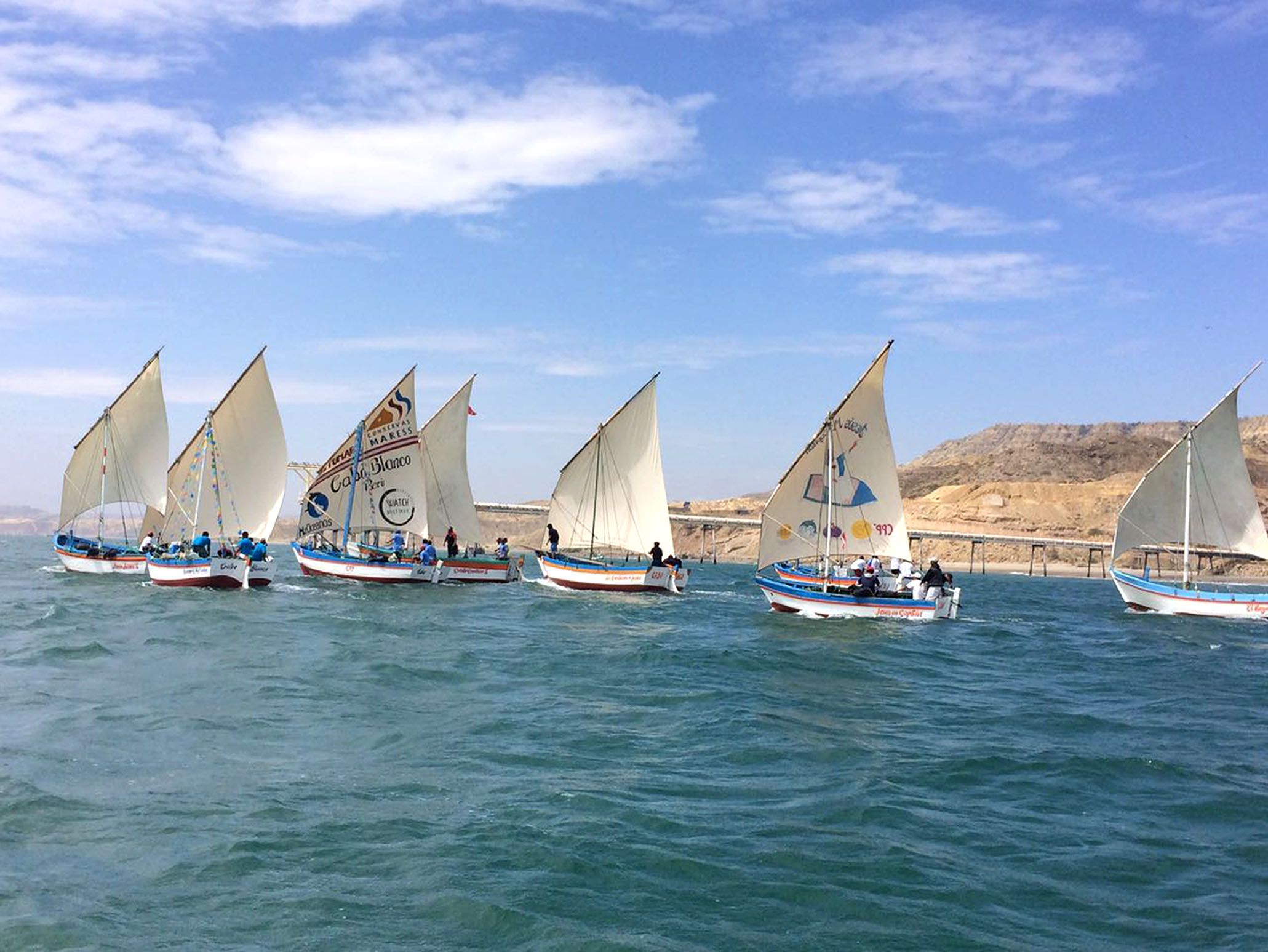 Cabo Blanco coastline near Talara, Peru, historic big-game fishing grounds