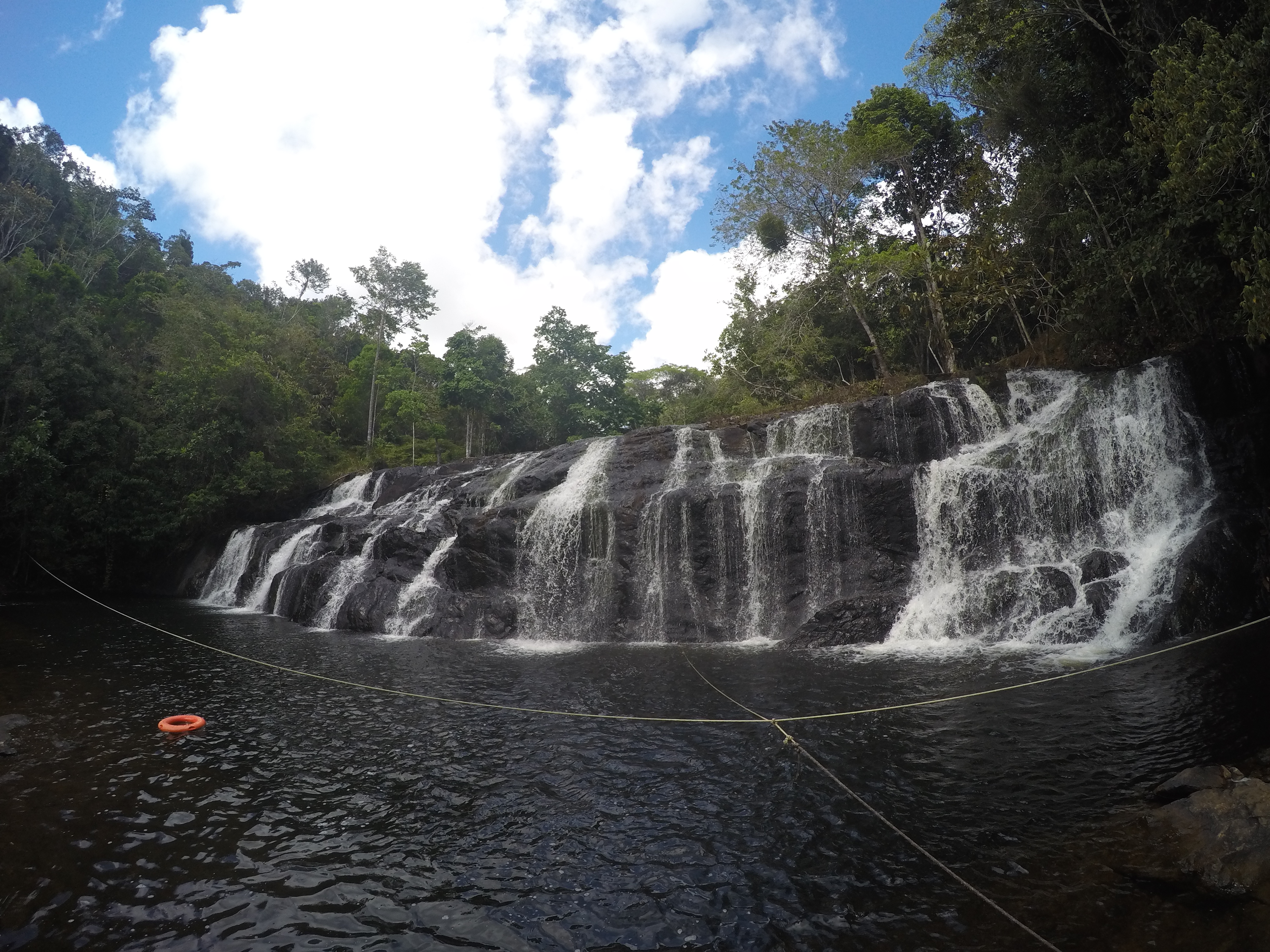 Cachoeira do Tijuípe waterfall and natural pool near Itacaré, Bahia, Brazil