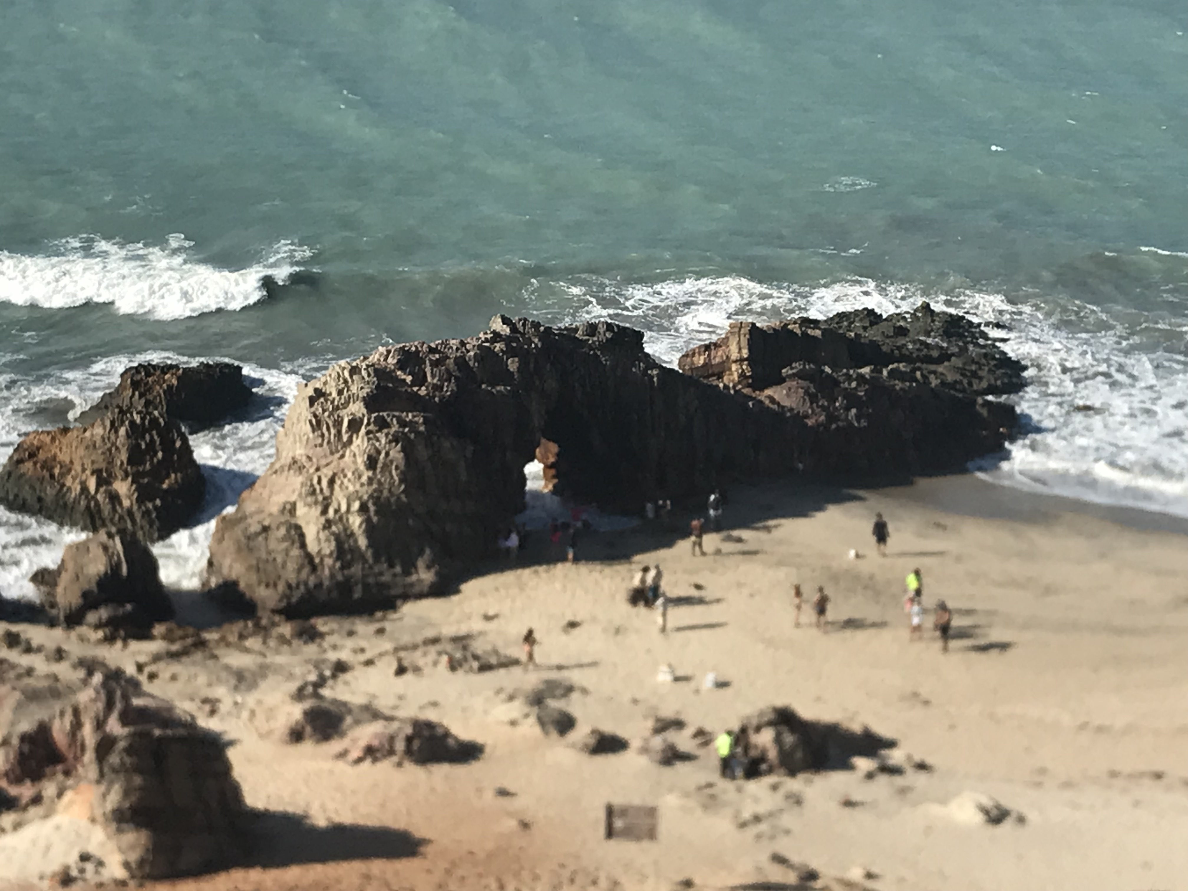 Pedra Furada, the natural rock arch landmark of Jericoacoara National Park, Ceará, Brazil