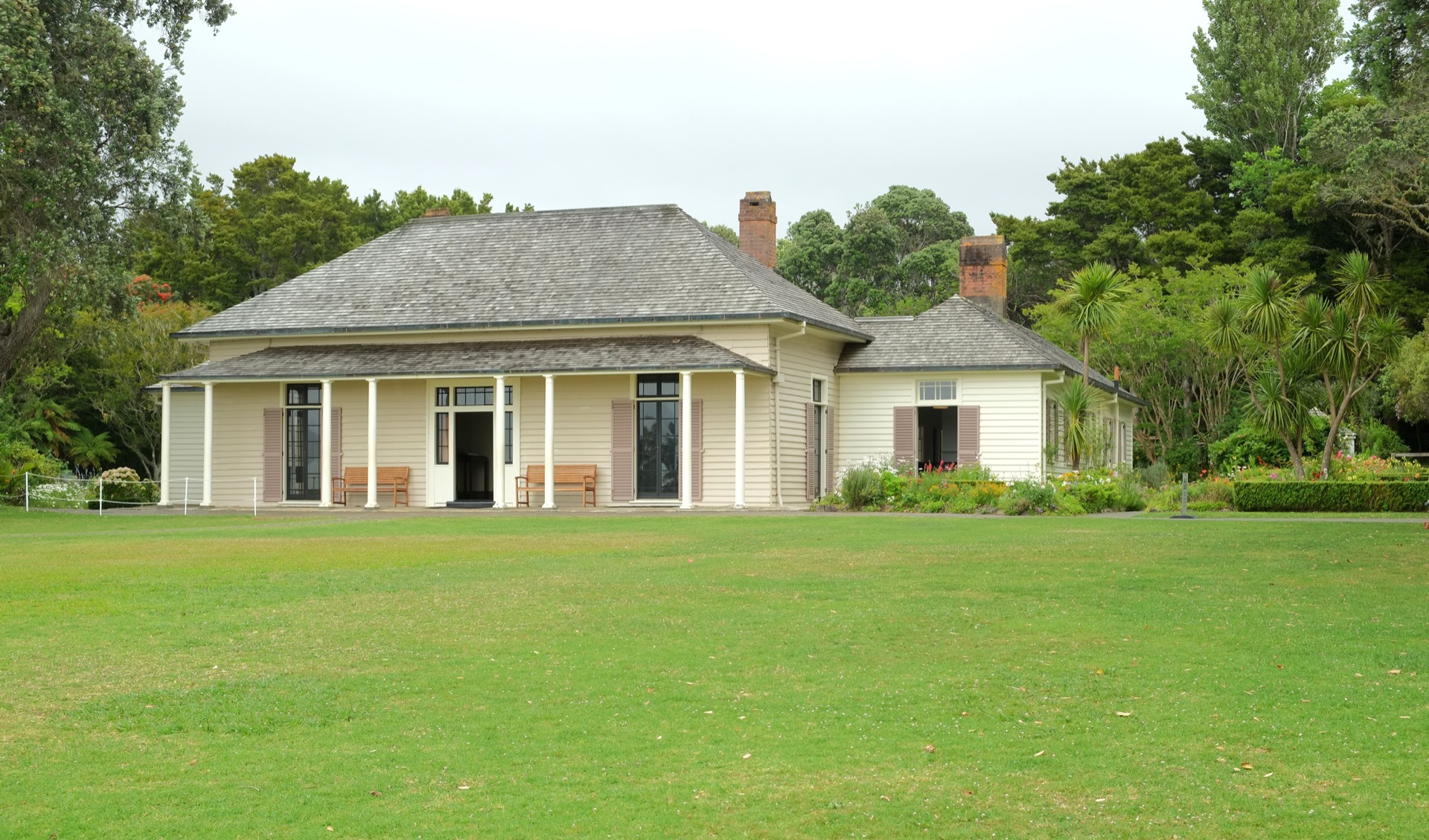 Treaty House at Waitangi Treaty Grounds, Bay of Islands, New Zealand