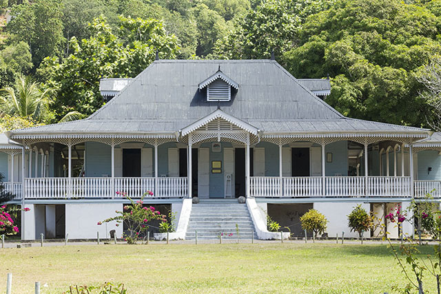 Gran Kaz, the historic plantation house at Domaine de Val des Près craft village, Mahé, Seychelles