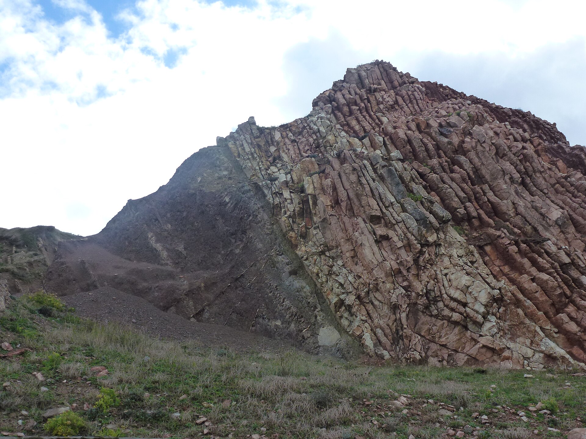 Flysch sediments, Sopelana, Basque coast