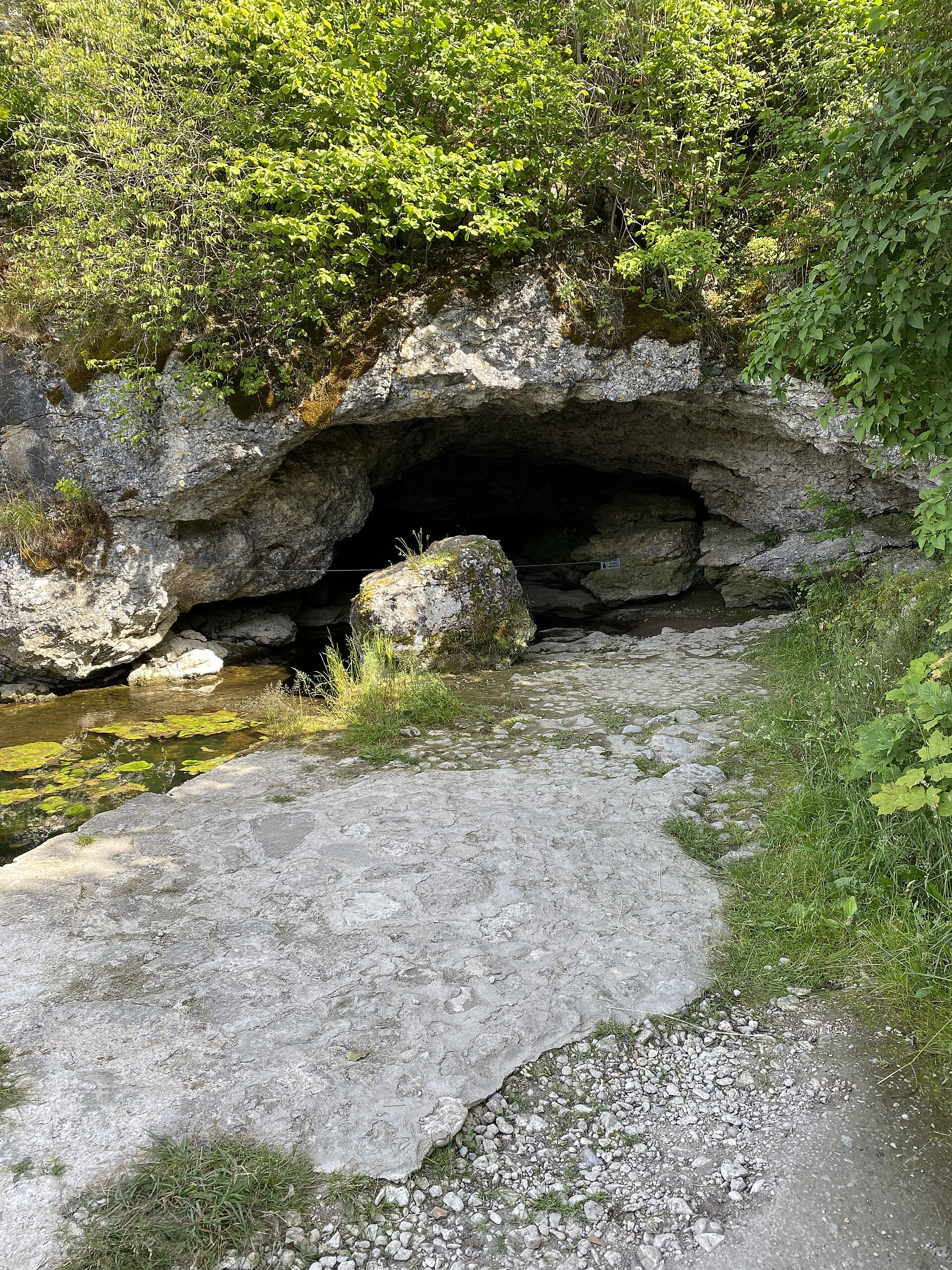 Lummelunda Cave entrance, Gotland, Sweden