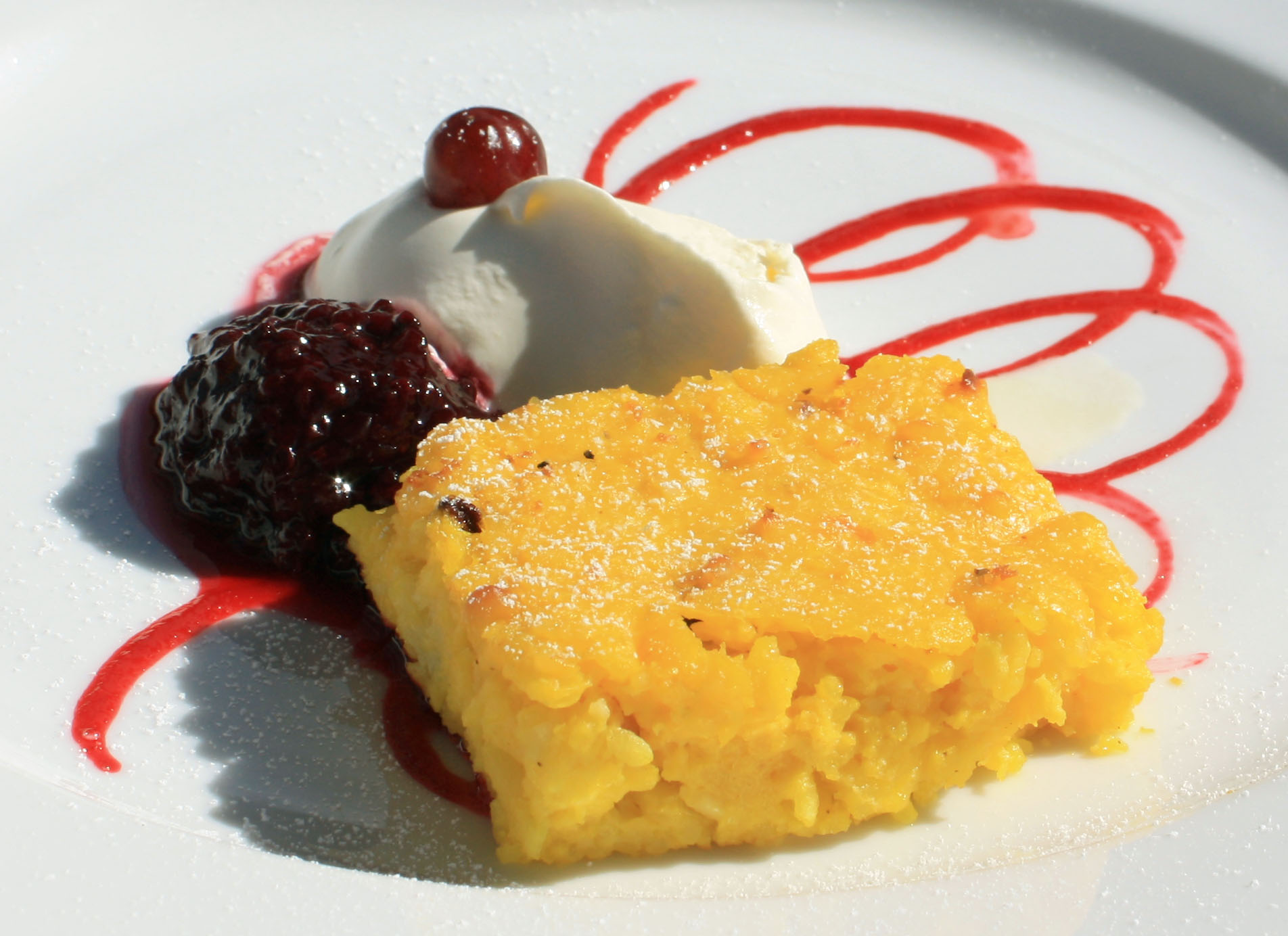 Saffranspannkaka, Gotland's saffron pancake, Sweden
