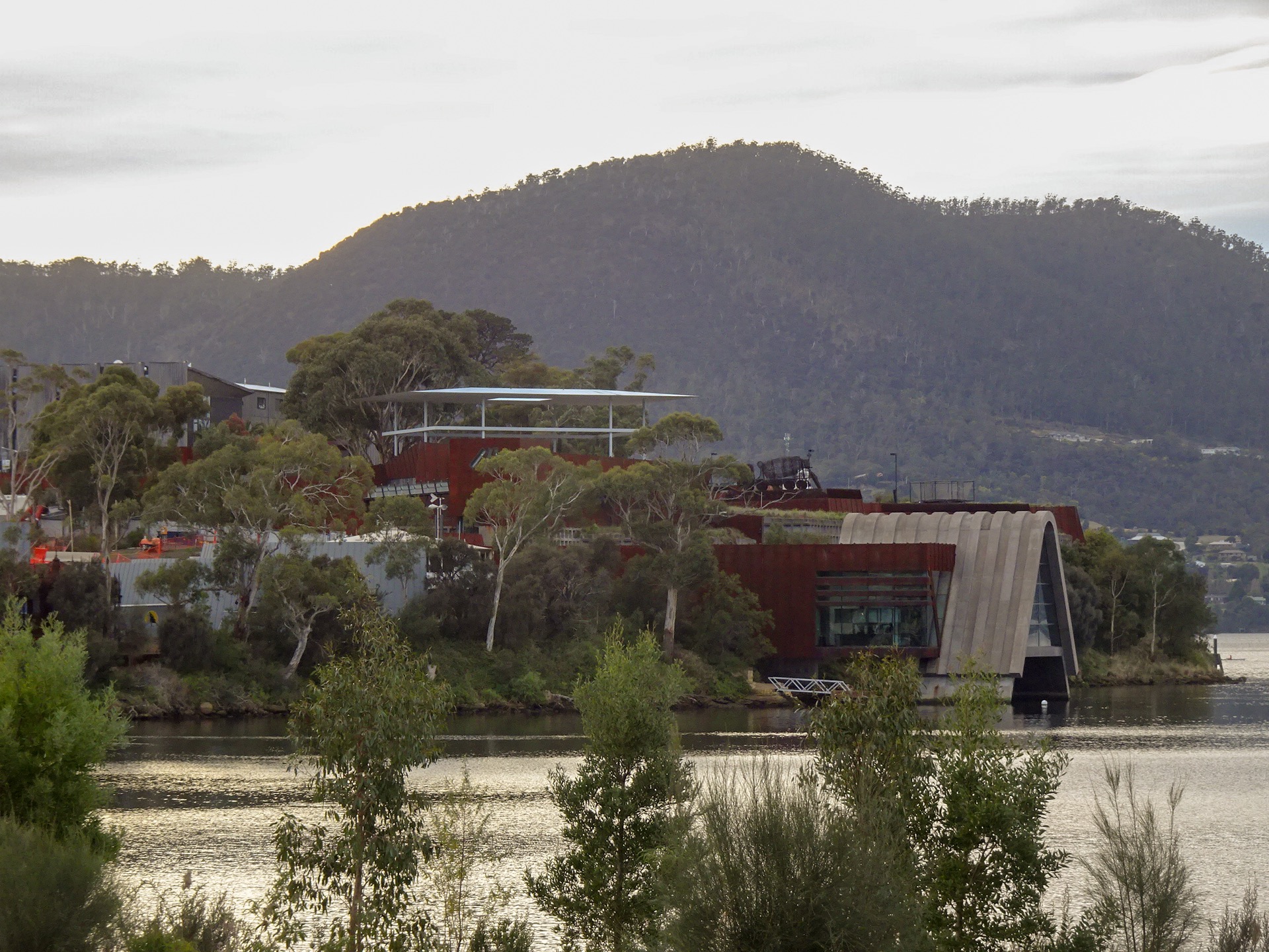 MONA, Museum of Old and New Art, on the Derwent, Hobart, Tasmania, Australia