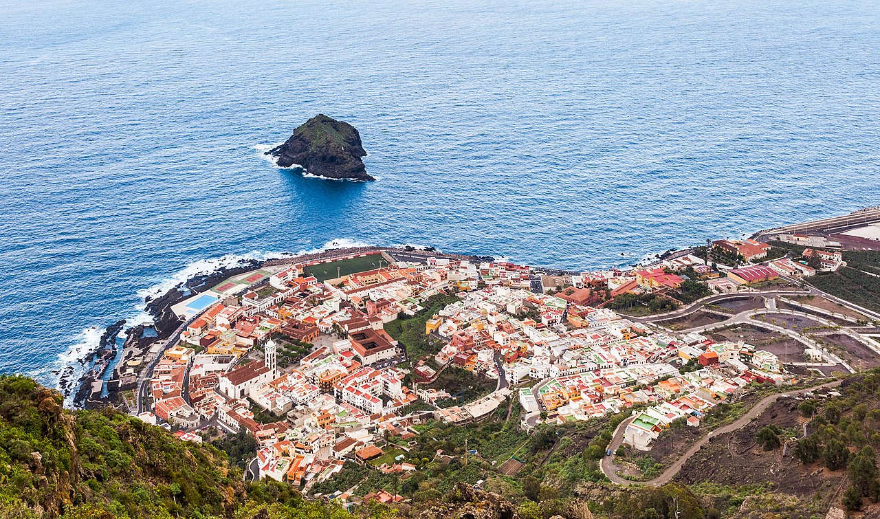 Garachico town and its volcanic coastline, Tenerife