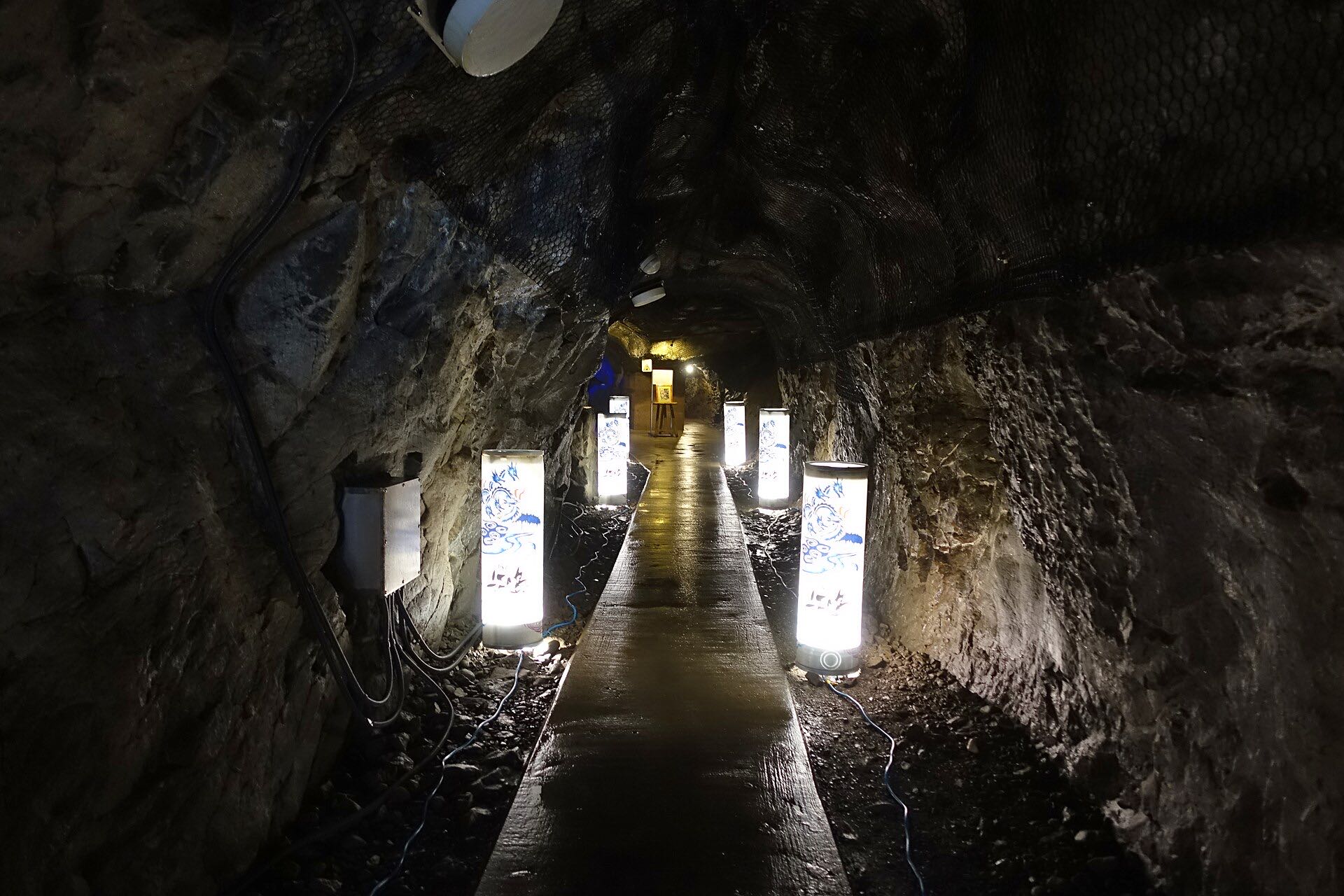 Inside the Iwaya sea caves at Enoshima, Kanagawa, Japan