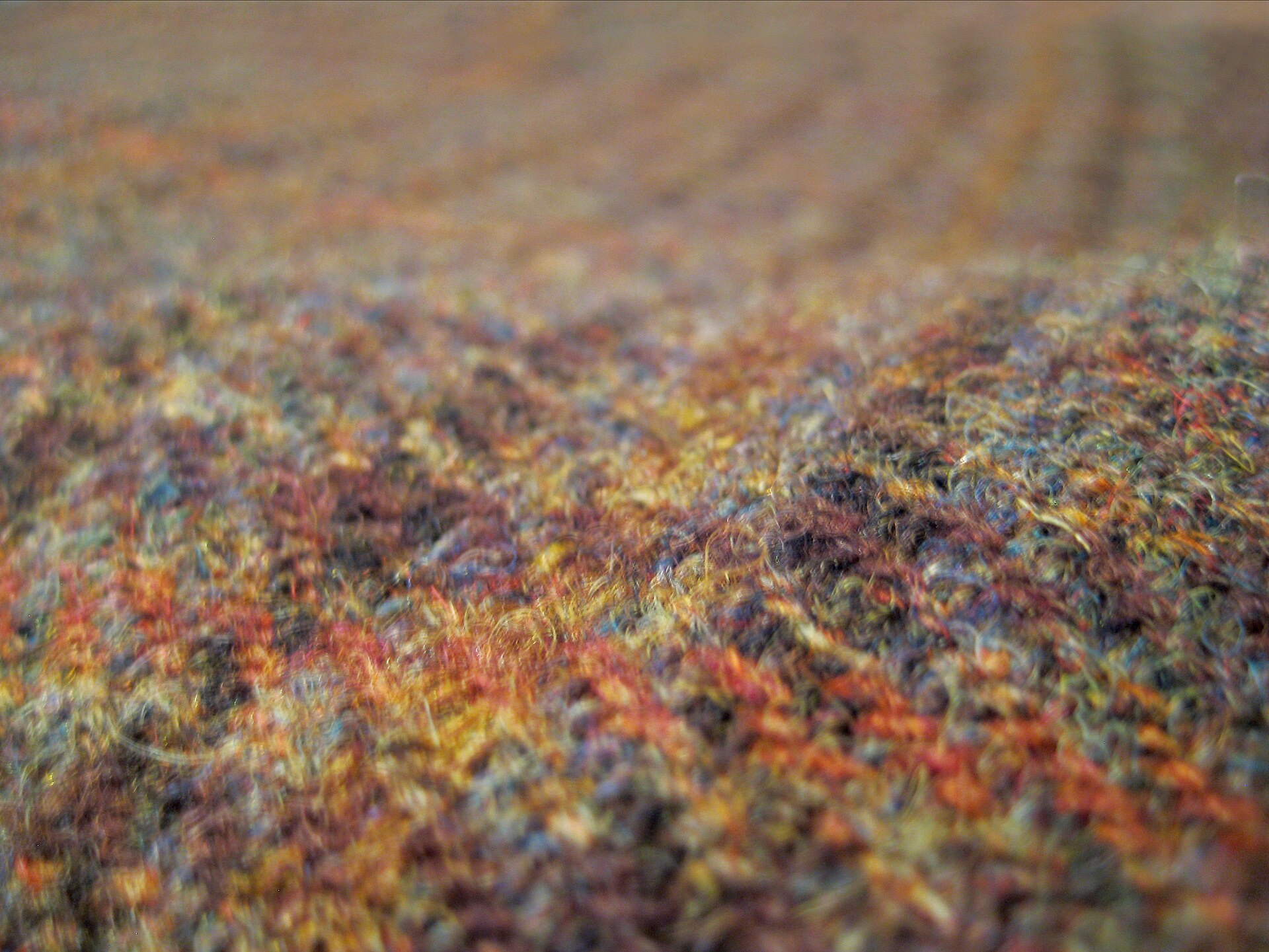 Harris Tweed being handwoven in the Outer Hebrides