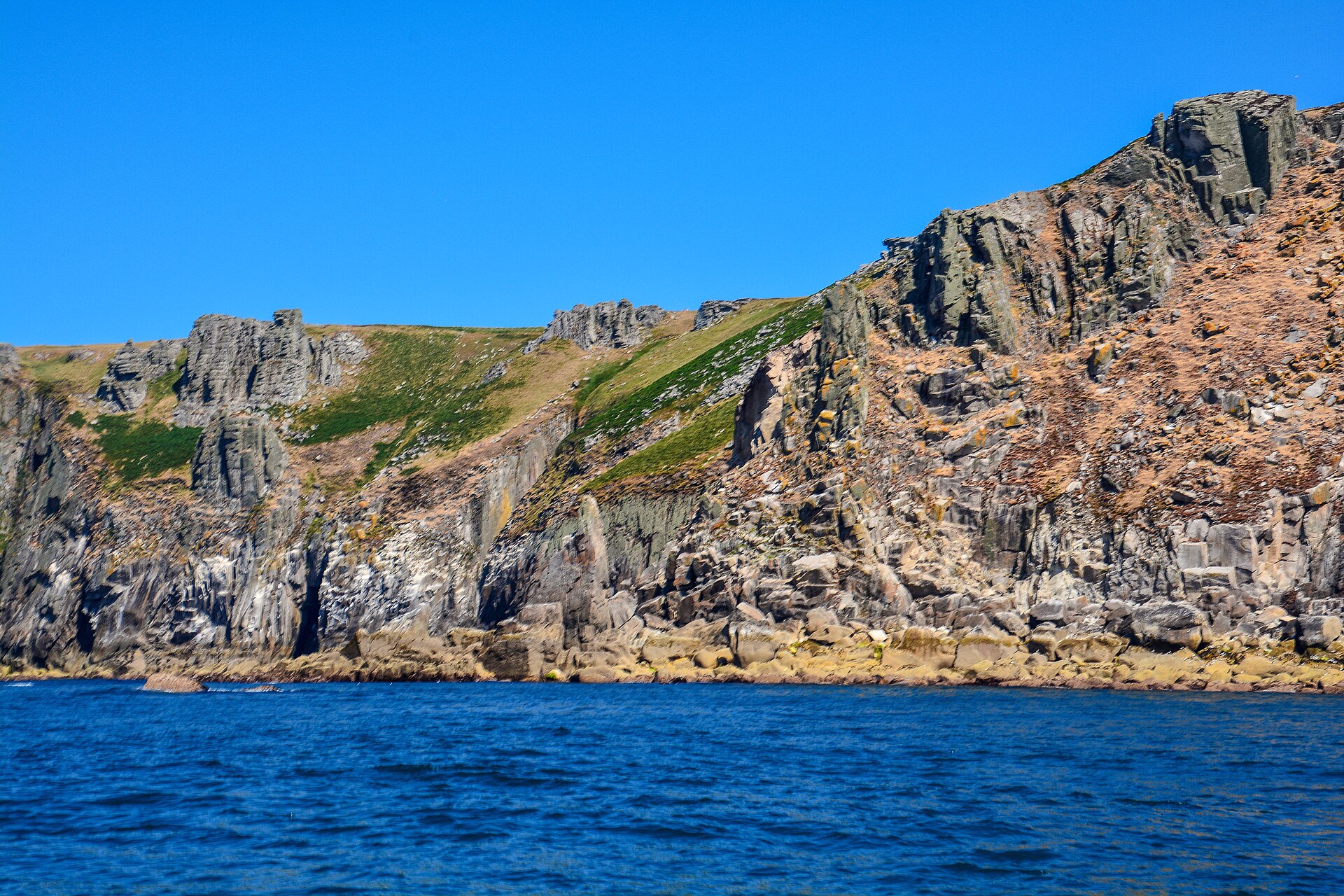 Lundy Island coastal scenery
