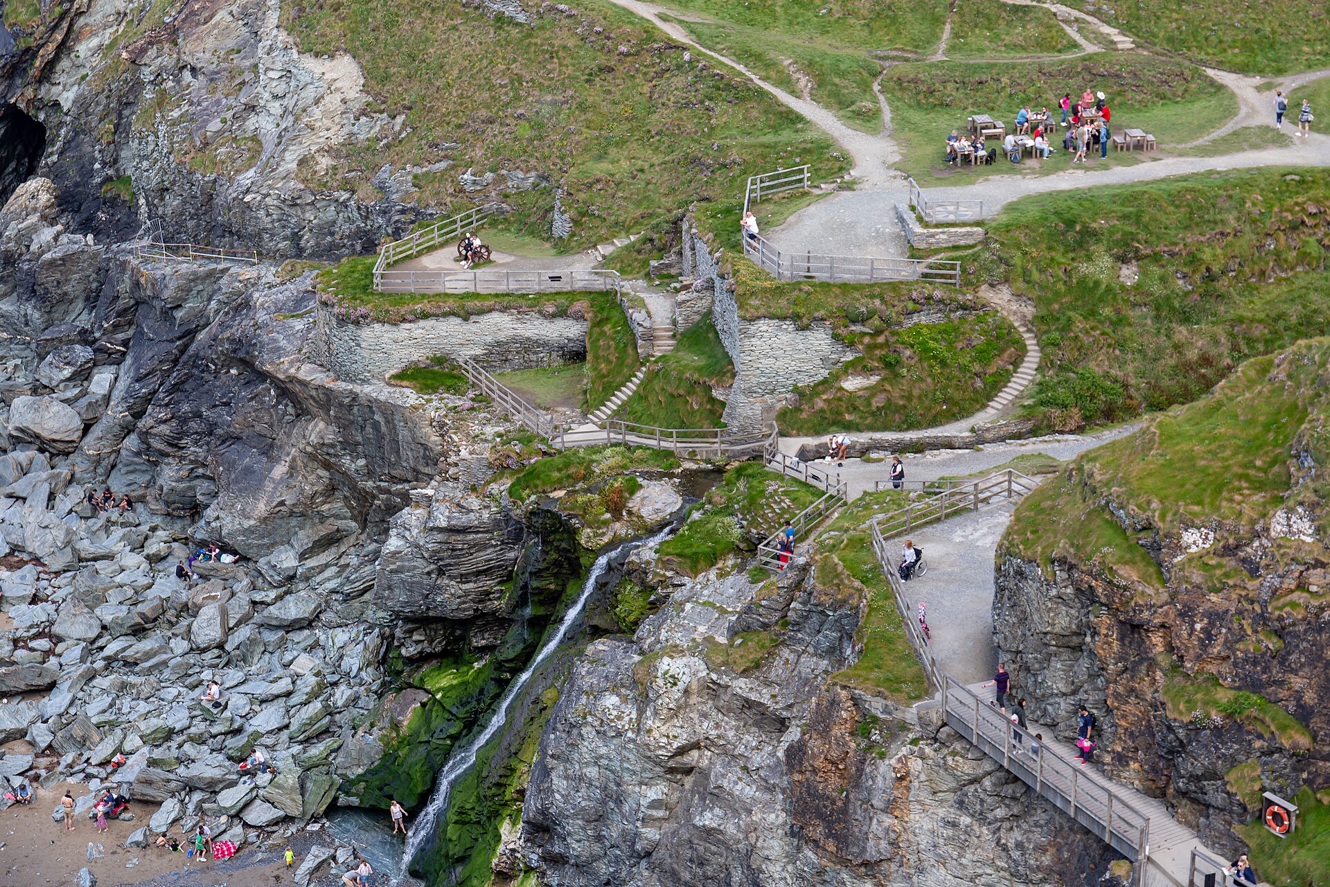 Tintagel Castle ruins