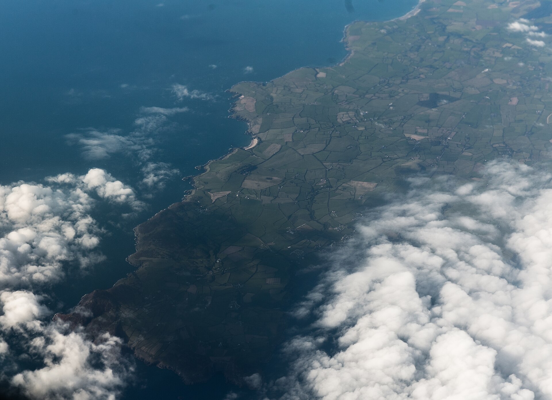 Llŷn Peninsula aerial view