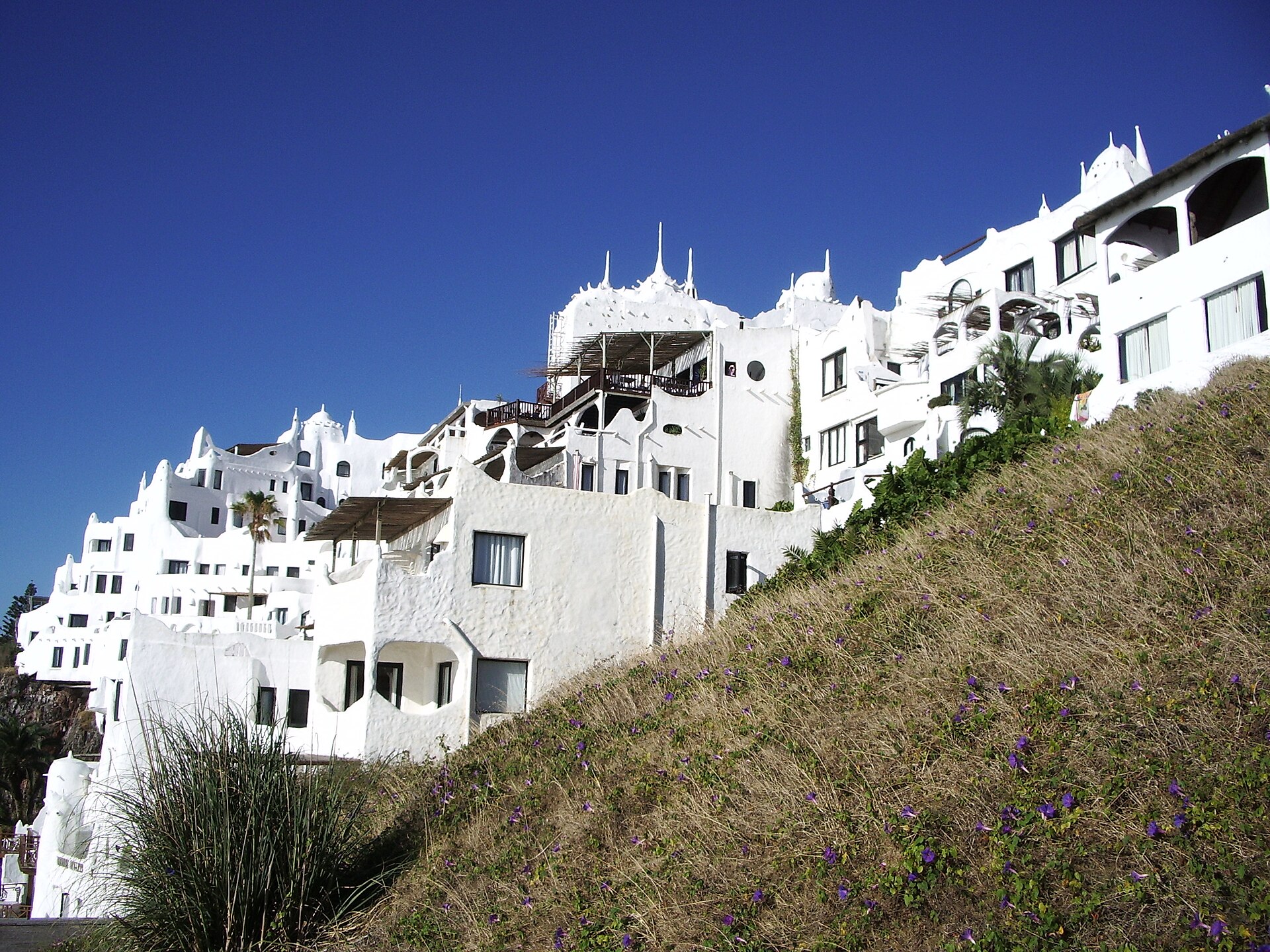 Casapueblo, Carlos Páez Vilaró's whitewashed hand-built compound on Punta Ballena, Uruguay