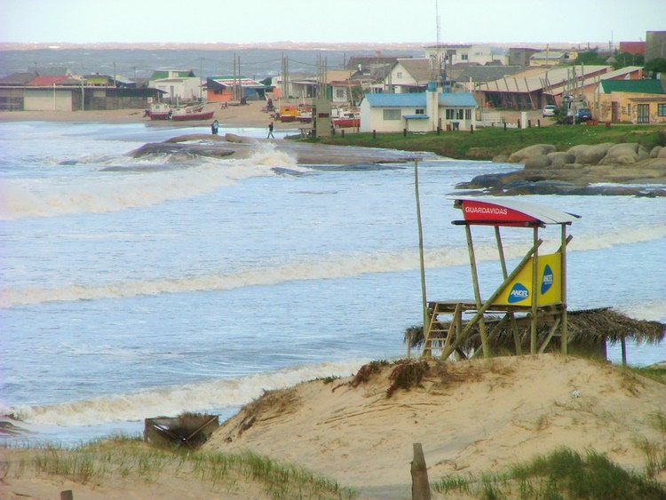 Fishing boats at Punta del Diablo, Rocha, Uruguay
