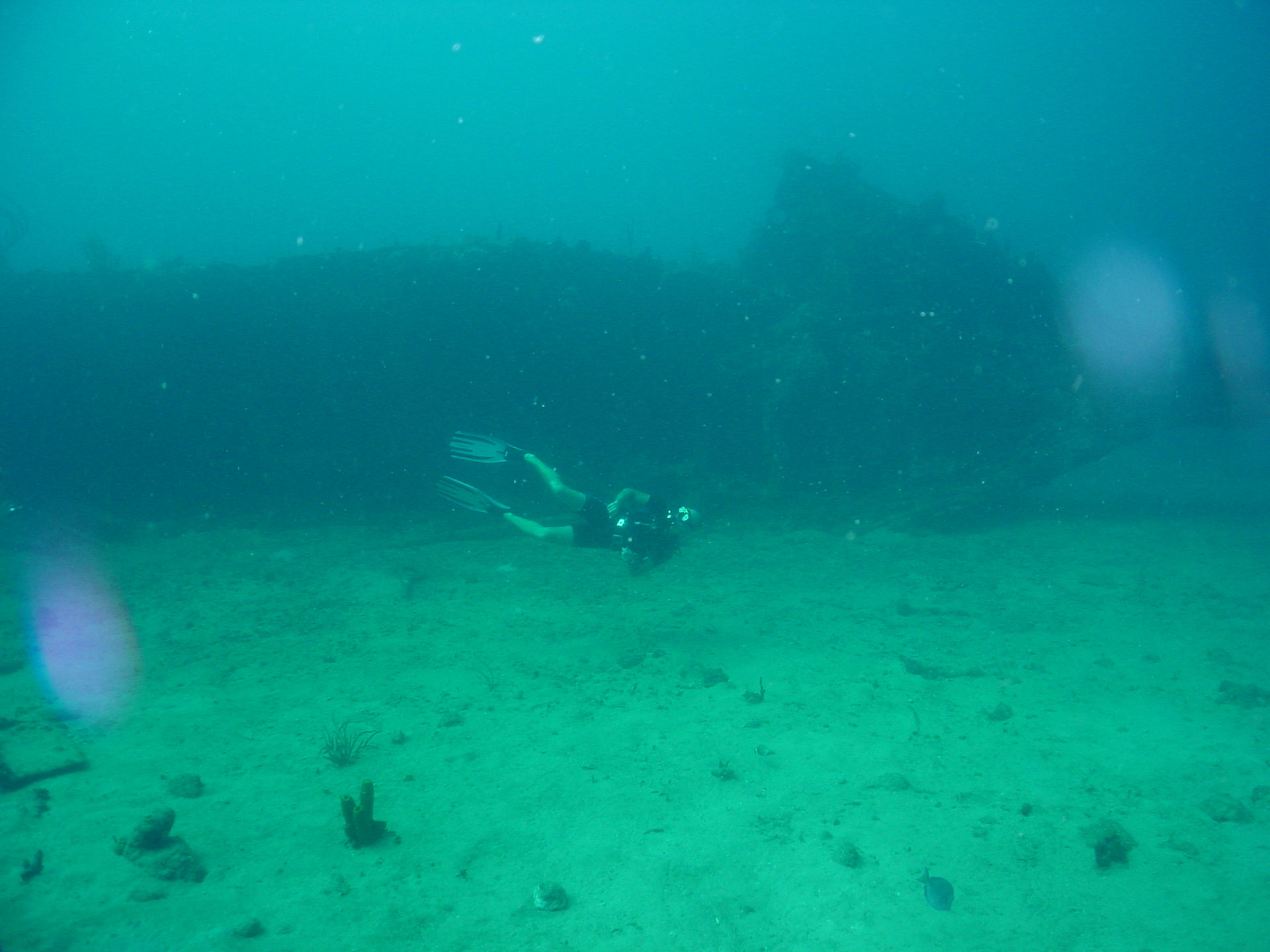RMS Rhone shipwreck dive site, Salt Island, British Virgin Islands
